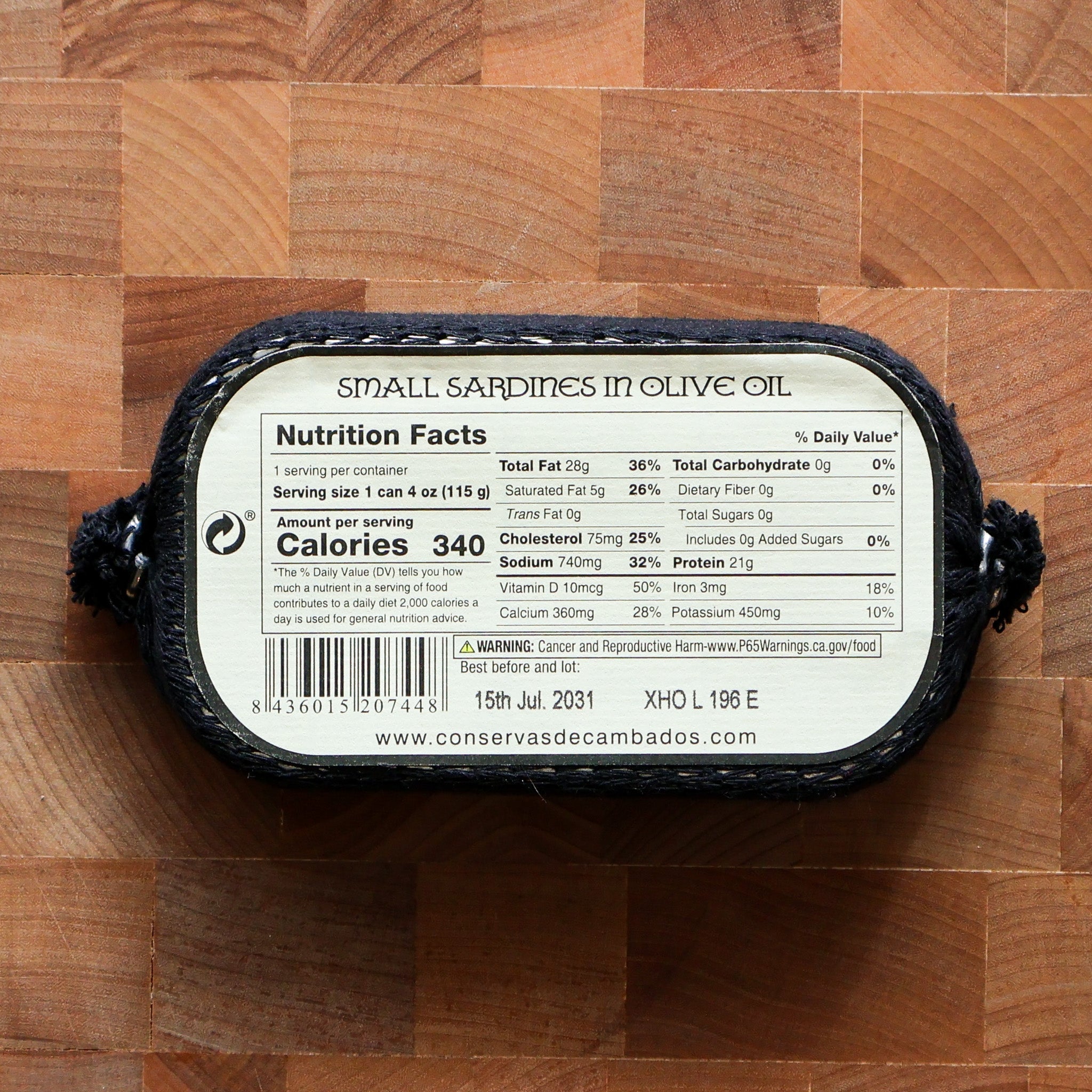 Conservas de Cambados - Small Sardines in Olive Oil 20/25 - FishNook Tinned Seafood Co.
