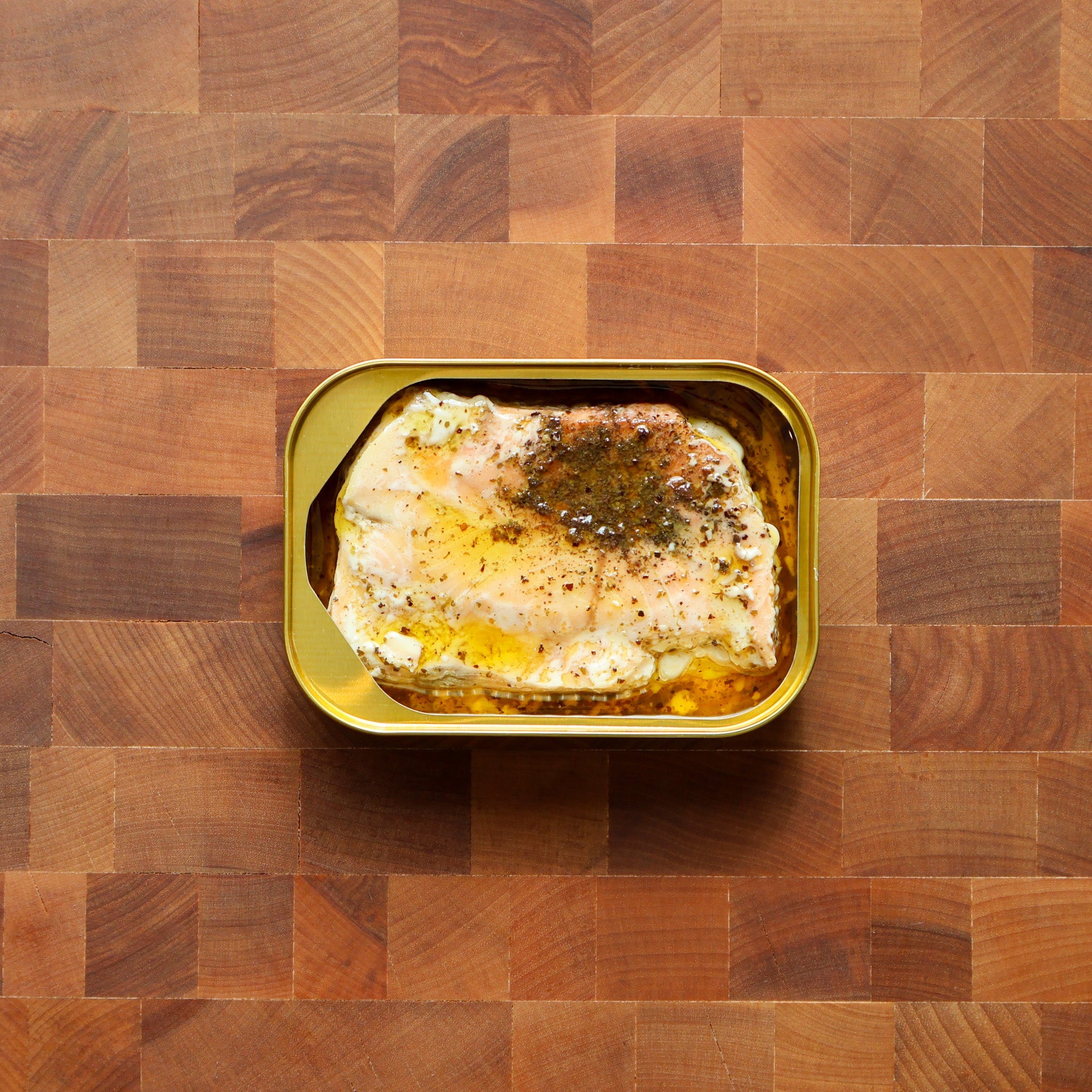 Fangst - Faroe Islands Salmon w/ Sea Buckthorn & Lemon Verbena - FishNook Tinned Seafood Co.