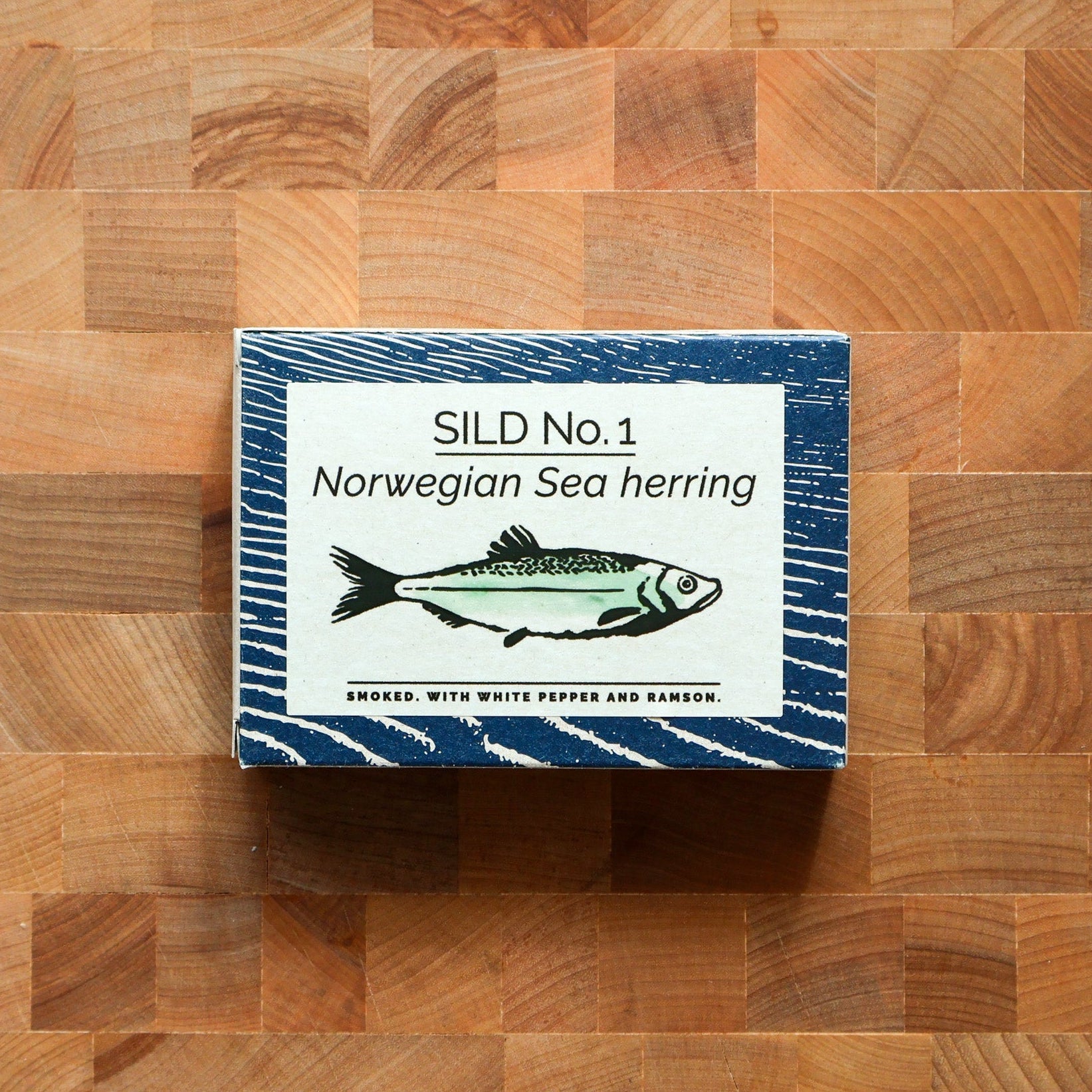 Fangst - Smoked Sea Herring w/ White Pepper & Ramson - FishNook Tinned Seafood Co.