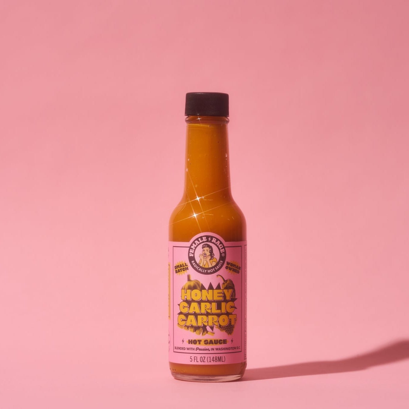 Female Rage Hot Sauce - Honey Garlic Carrot Hot Sauce - FishNook Tinned Seafood Co.
