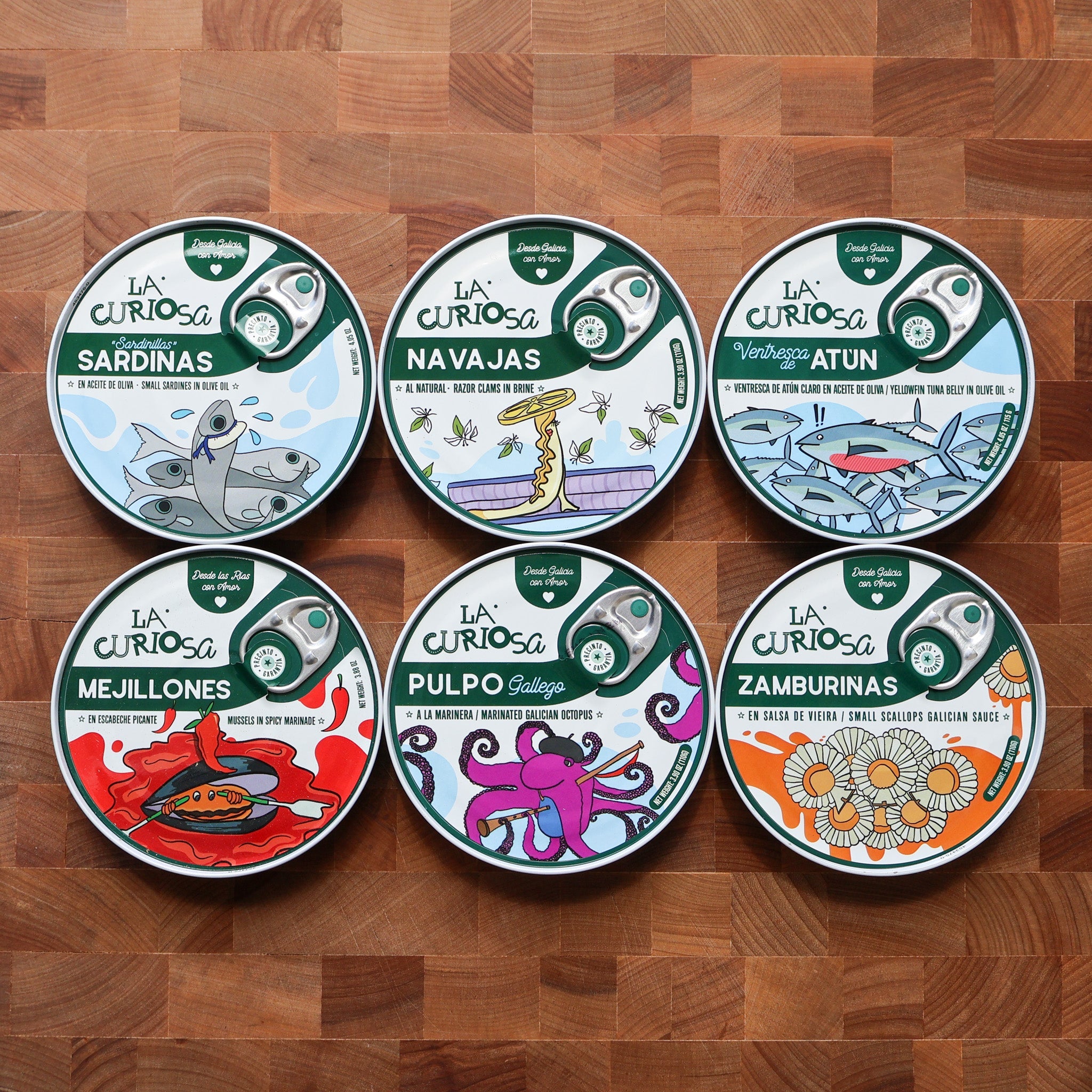FishNook Tinned Seafood Co. - La Curiosa 6 - Pack Bundle - FishNook Tinned Seafood Co.