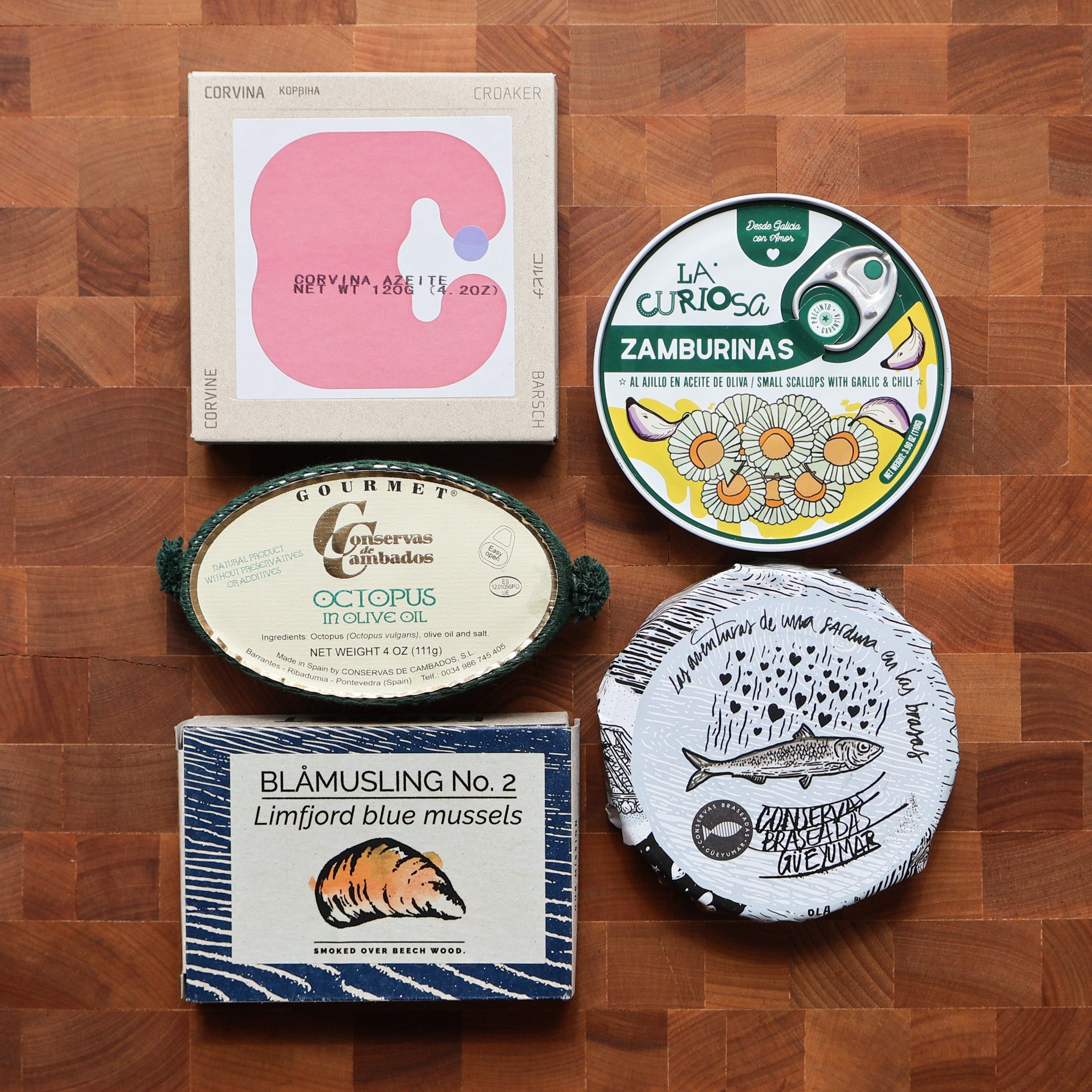 FishNook Tinned Seafood Co. - Monthly Tinned Fish Subscription - April Box - FishNook Tinned Seafood Co.