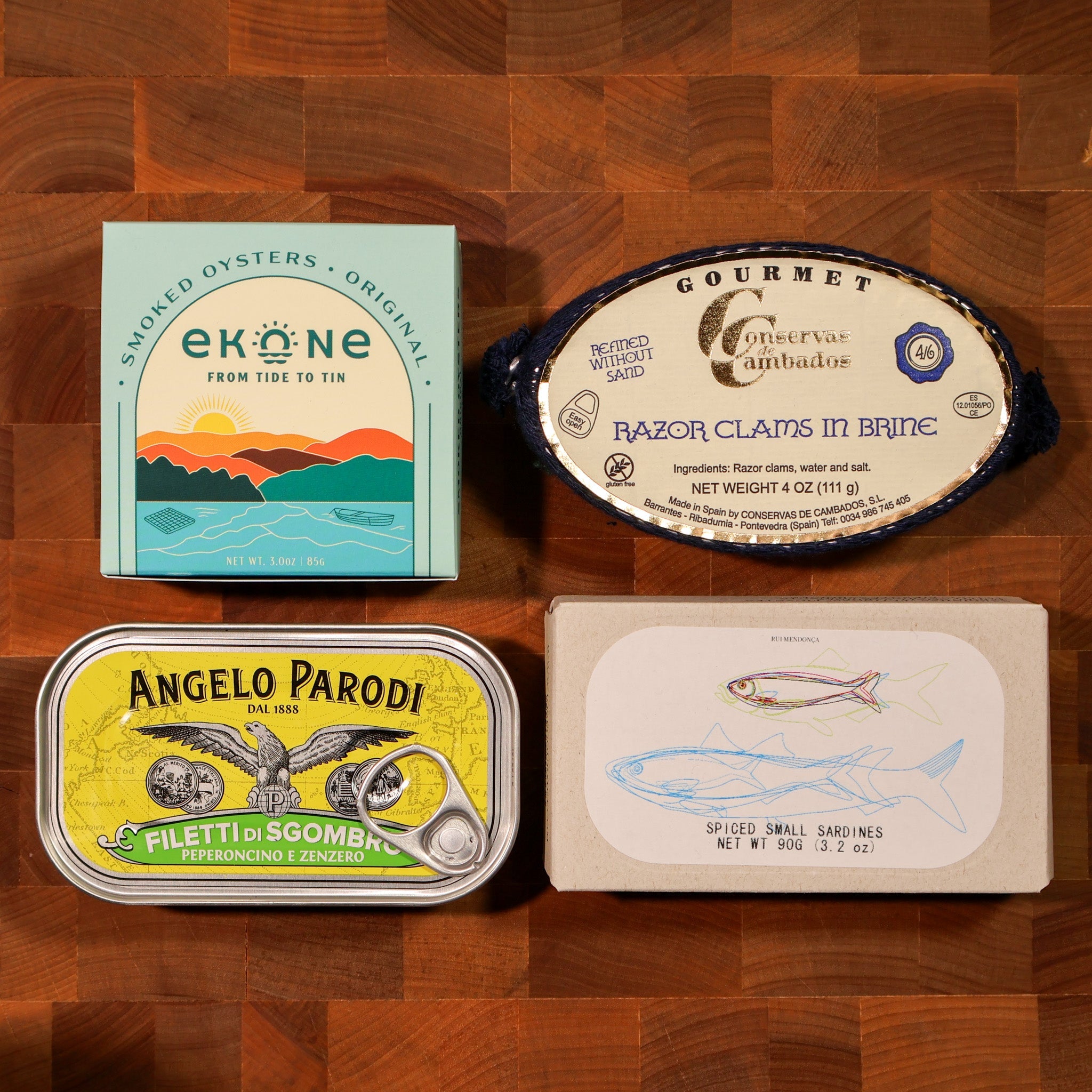 FishNook Tinned Seafood Co. - Monthly Tinned Fish Subscription - August Box - FishNook Tinned Seafood Co.