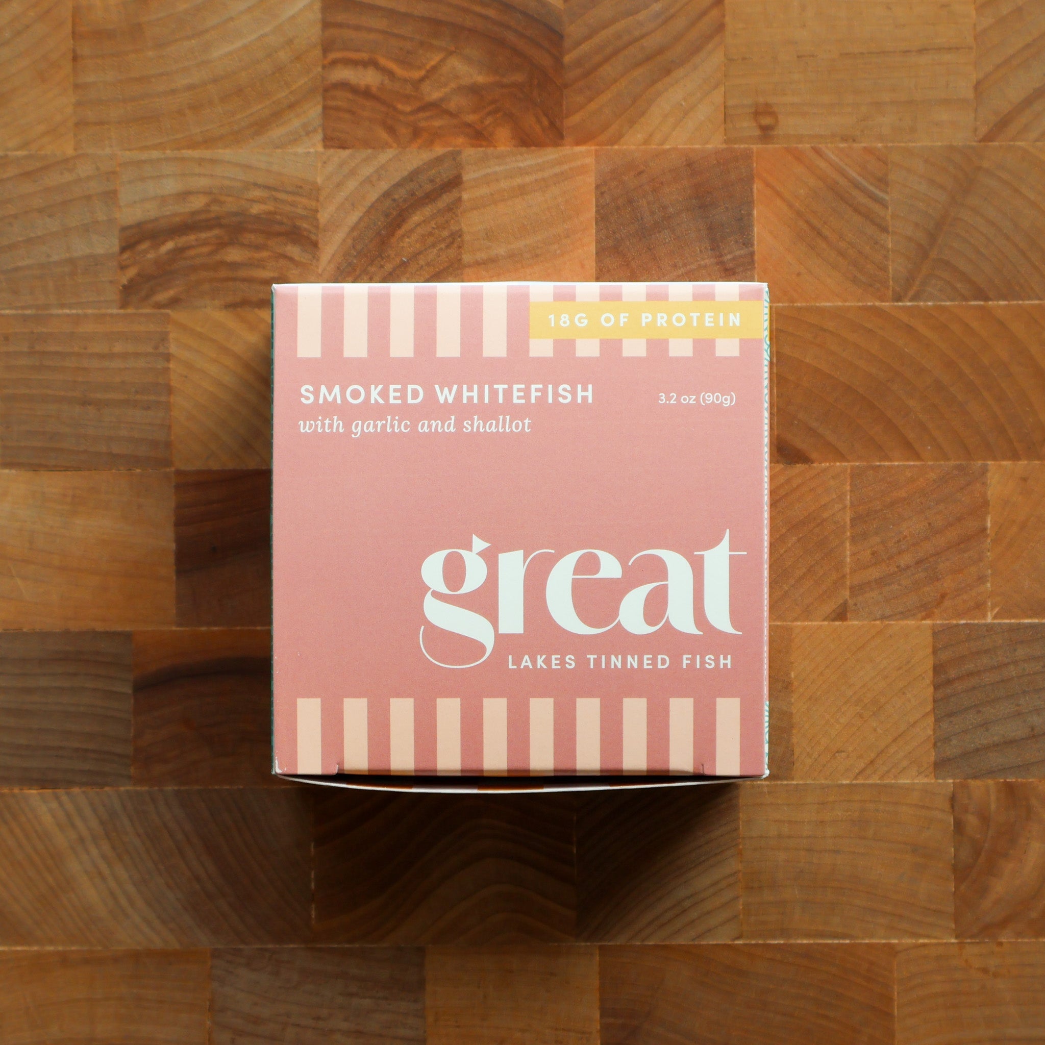 Great Lakes Tinned Fish - Smoked Whitefish w/ Garlic & Shallot - FishNook Tinned Seafood Co.