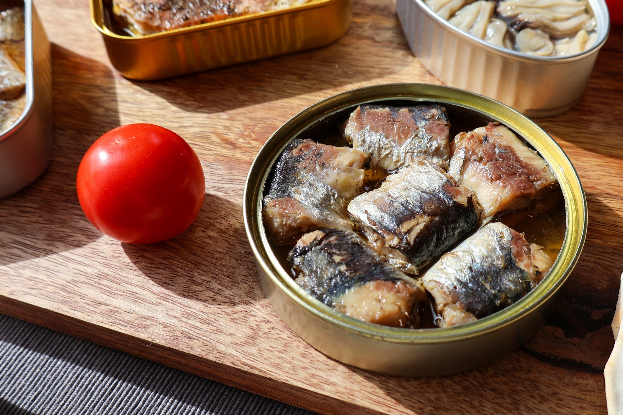 Gueyu Mar - Chargrilled Sardine Loins in EVOO - FishNook Tinned Seafood Co.