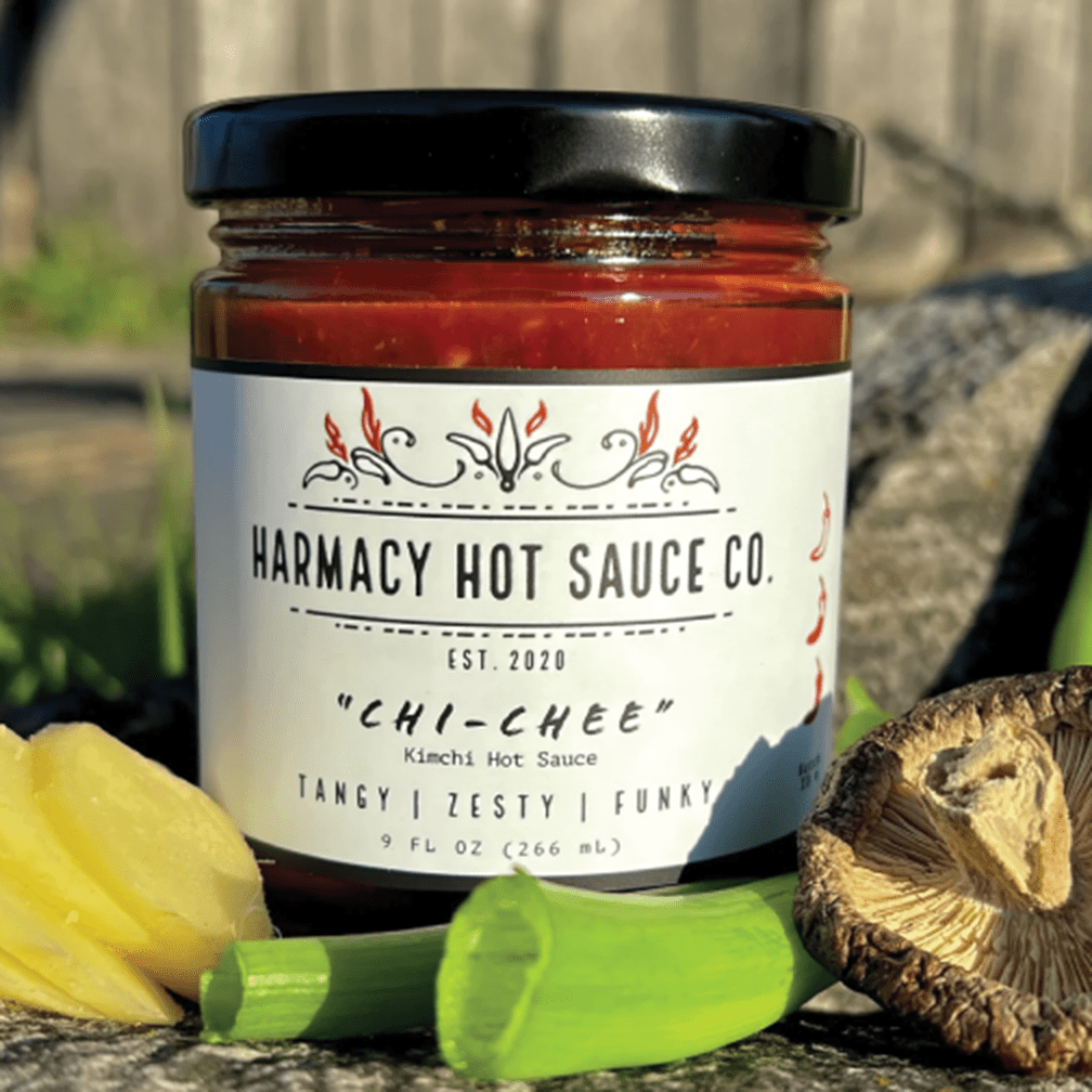 Harmacy Hot Sauce Co. - Chi - Chee - Kimchi Hot Sauce (9oz) - FishNook Tinned Seafood Co.