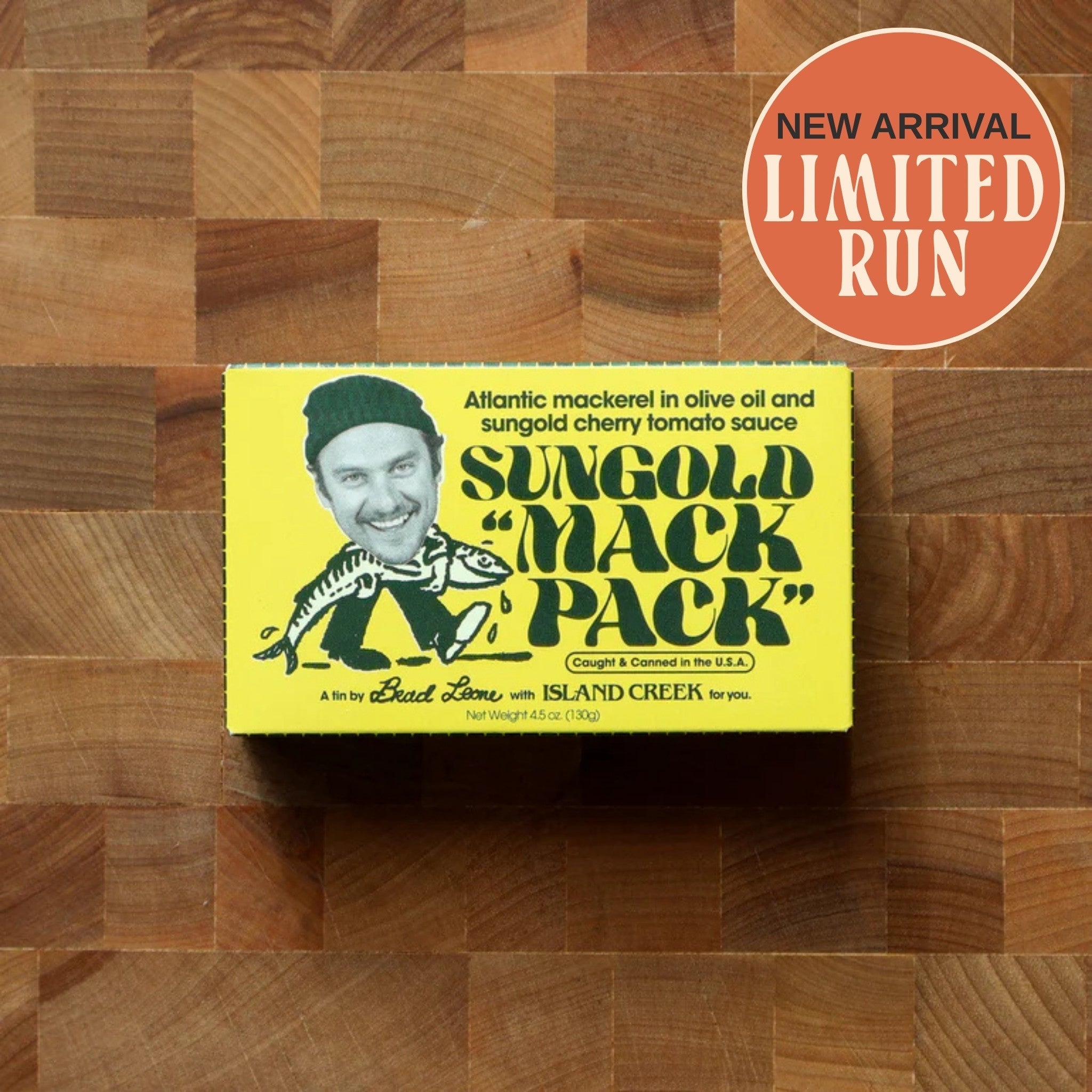 Island Creek - Brad Leone Sungold "Mack Pack" - FishNook Tinned Seafood Co.