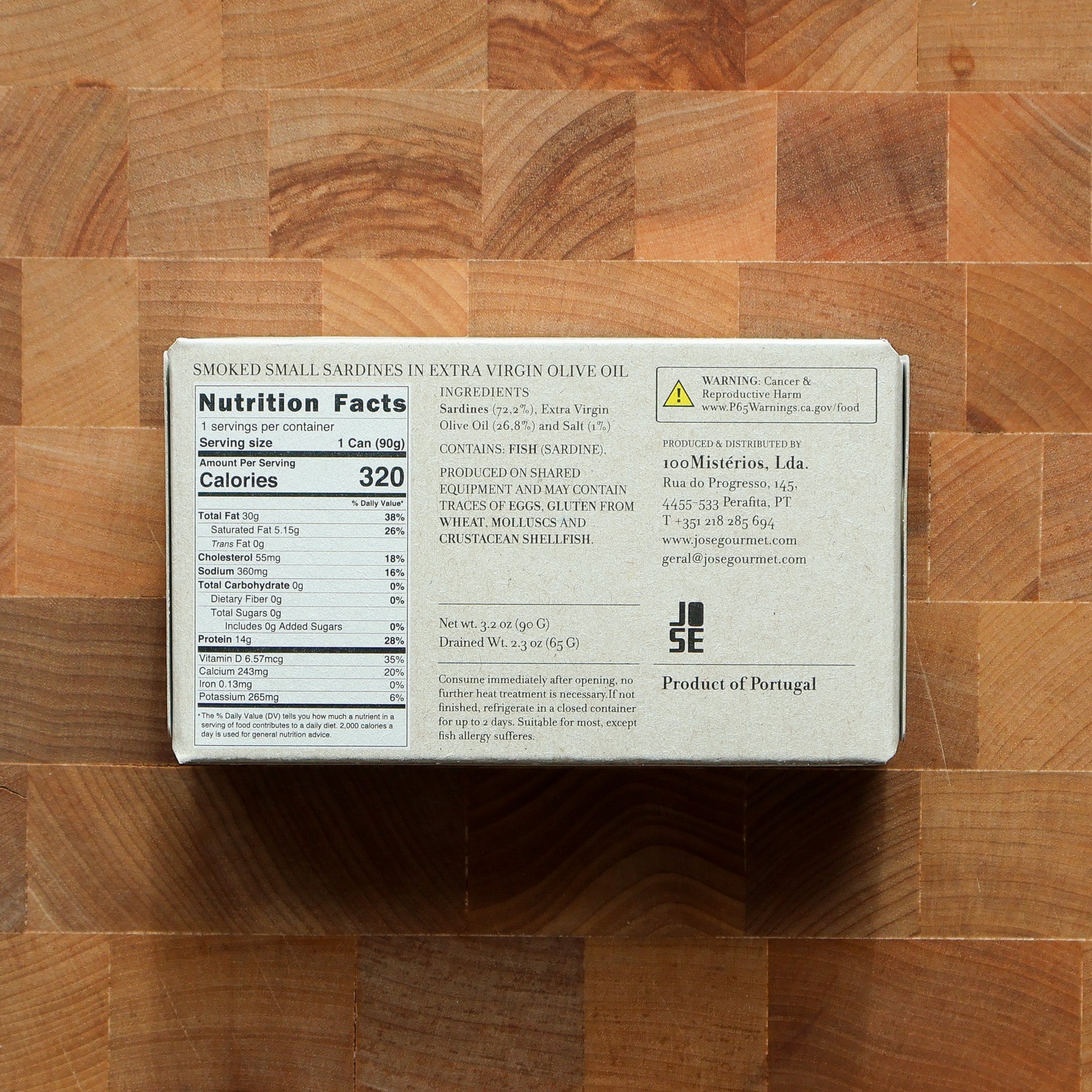 Jose Gourmet - Smoked Small Sardines in EVOO - FishNook Tinned Seafood Co.