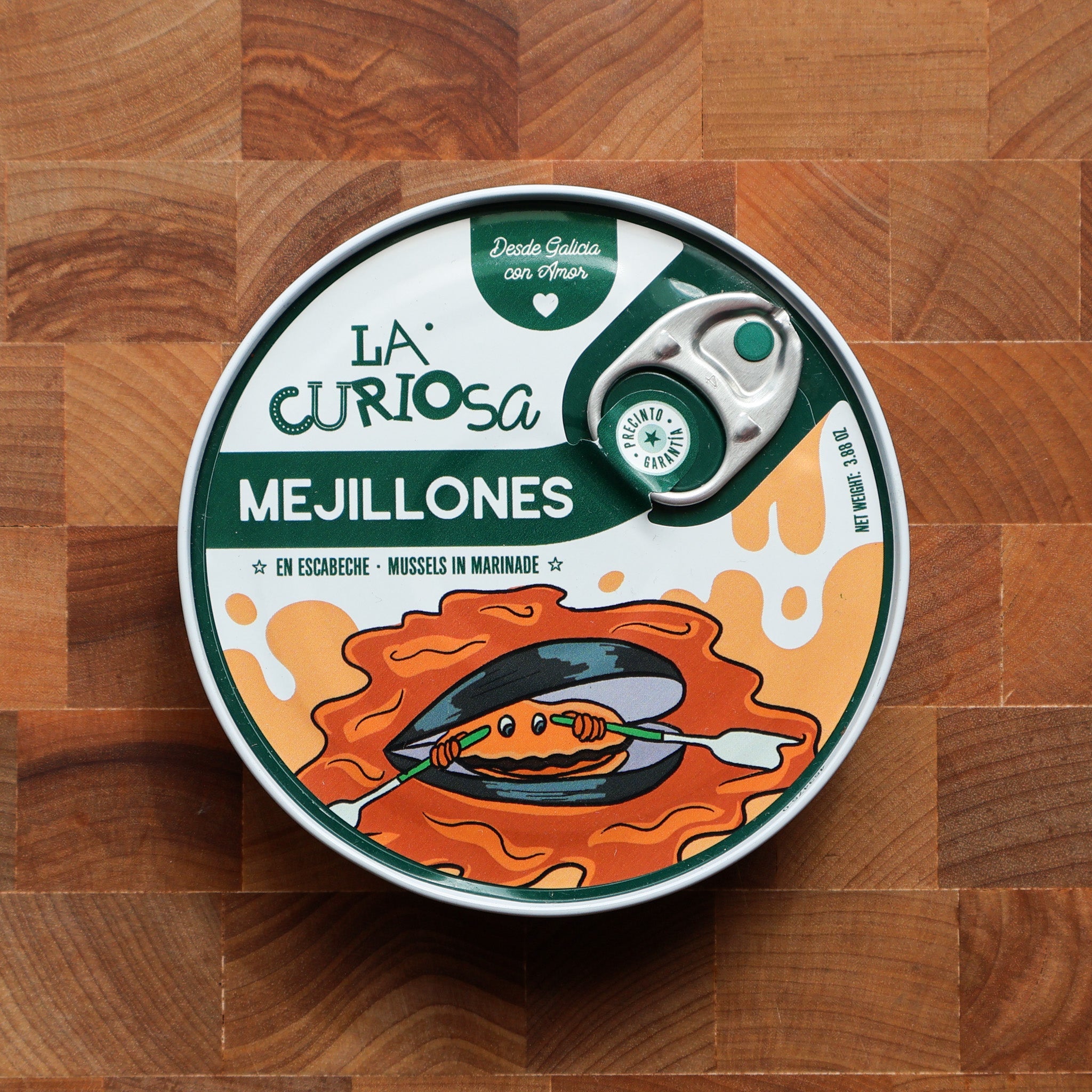 La Curiosa - 8/12 Galician Mussels in Escabeche Sauce - FishNook Tinned Seafood Co.
