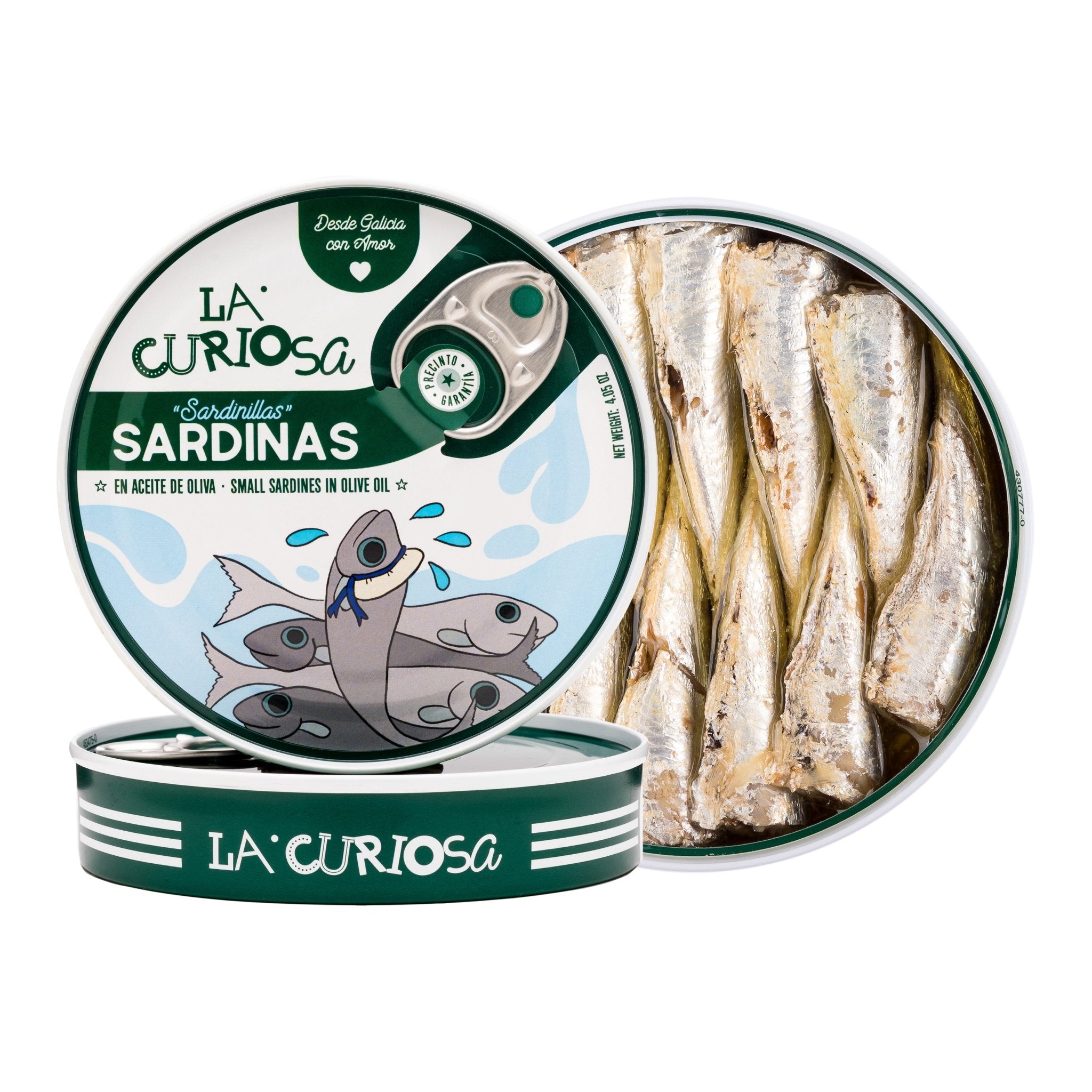 La Curiosa - Small Sardines in Olive Oil - FishNook Tinned Seafood Co.