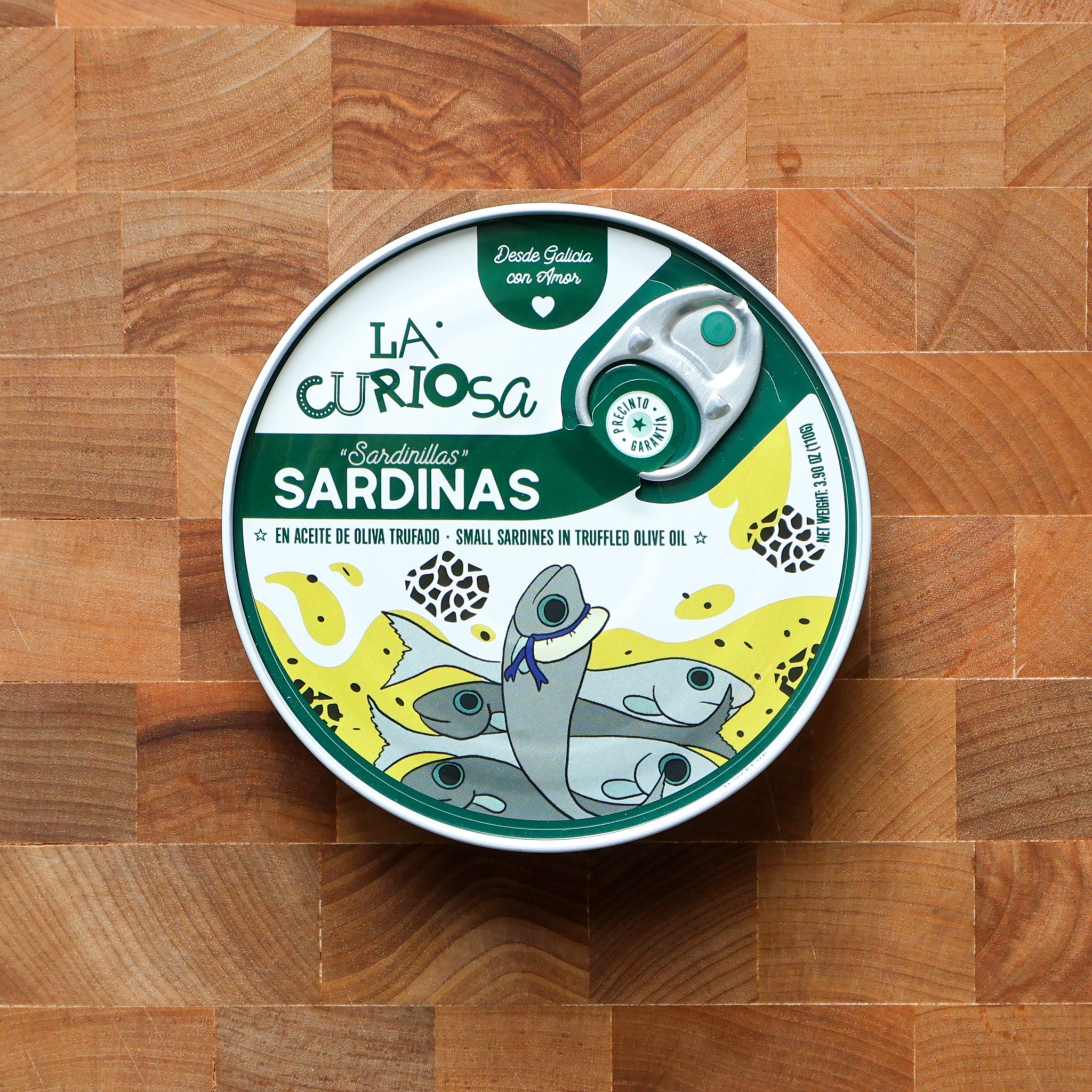 La Curiosa - Small Sardines in Truffled Olive Oil - FishNook Tinned Seafood Co.