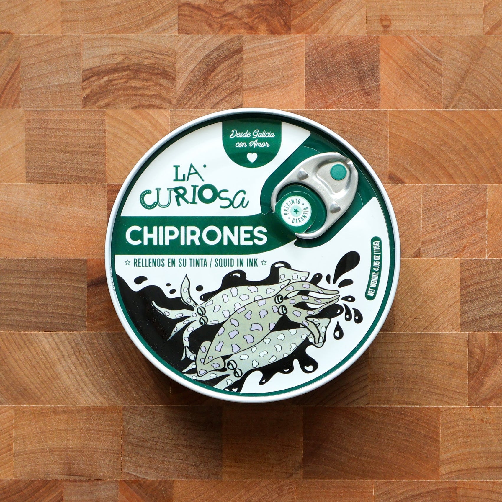 La Curiosa - Stuffed Squids in Ink Sauce - FishNook Tinned Seafood Co.