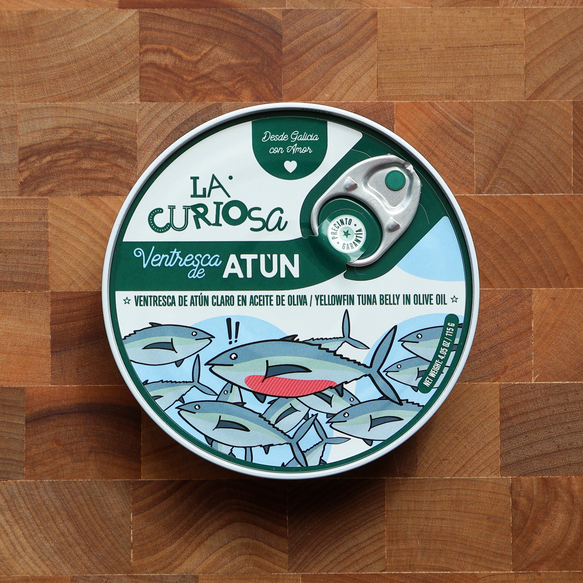 La Curiosa - Yellowfin Tuna Belly in Olive Oil - FishNook Tinned Seafood Co.