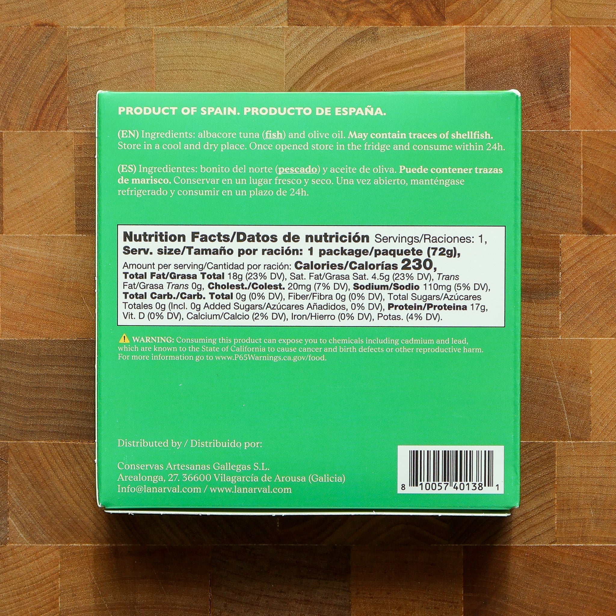 La Narval - Bonito del Norte Tuna Belly 'Ventresca' in Olive Oil - FishNook Tinned Seafood Co.