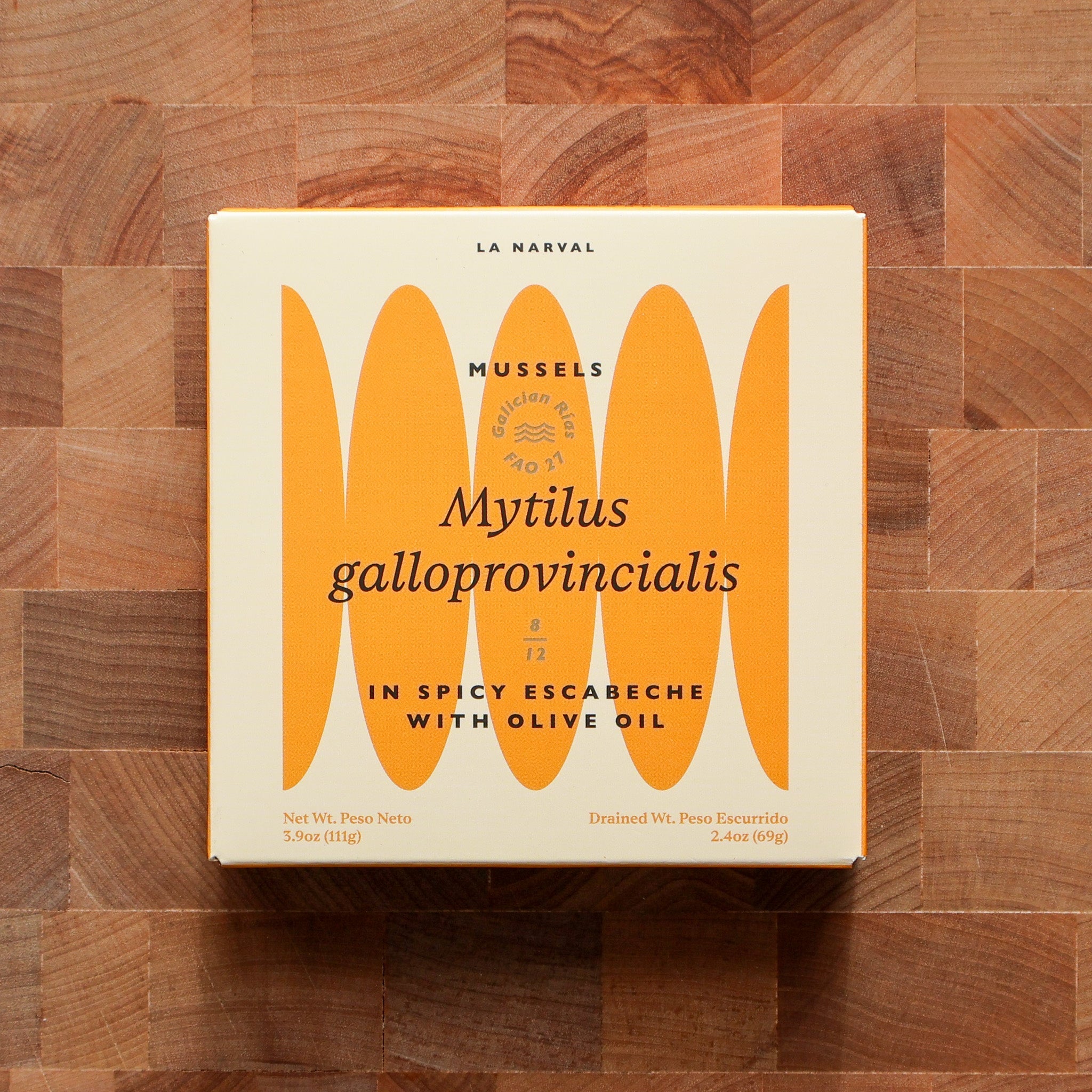La Narval - Galician Mussels in Spicy Escabeche - FishNook Tinned Seafood Co.
