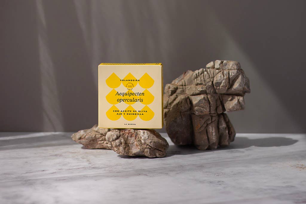 La Narval - Galician Scallops w/ Olive Oil, Garlic & Chili - FishNook Tinned Seafood Co.