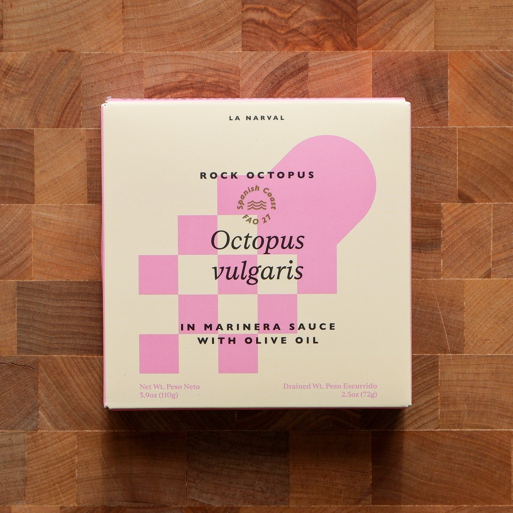 La Narval - Rock Octopus in Marinera Sauce w/ Olive Oil - FishNook Tinned Seafood Co.