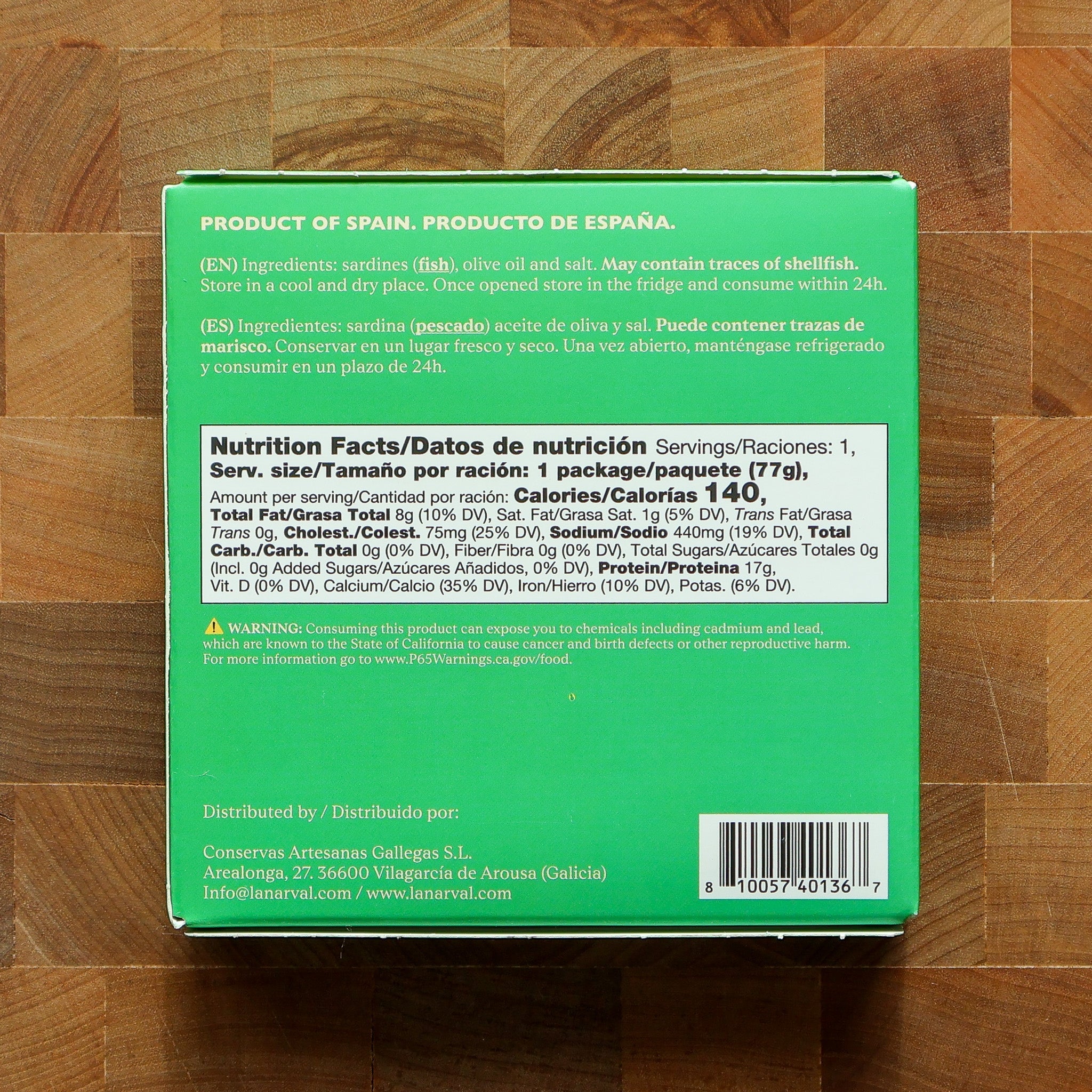 La Narval - Small Sardines in Olive Oil - FishNook Tinned Seafood Co.