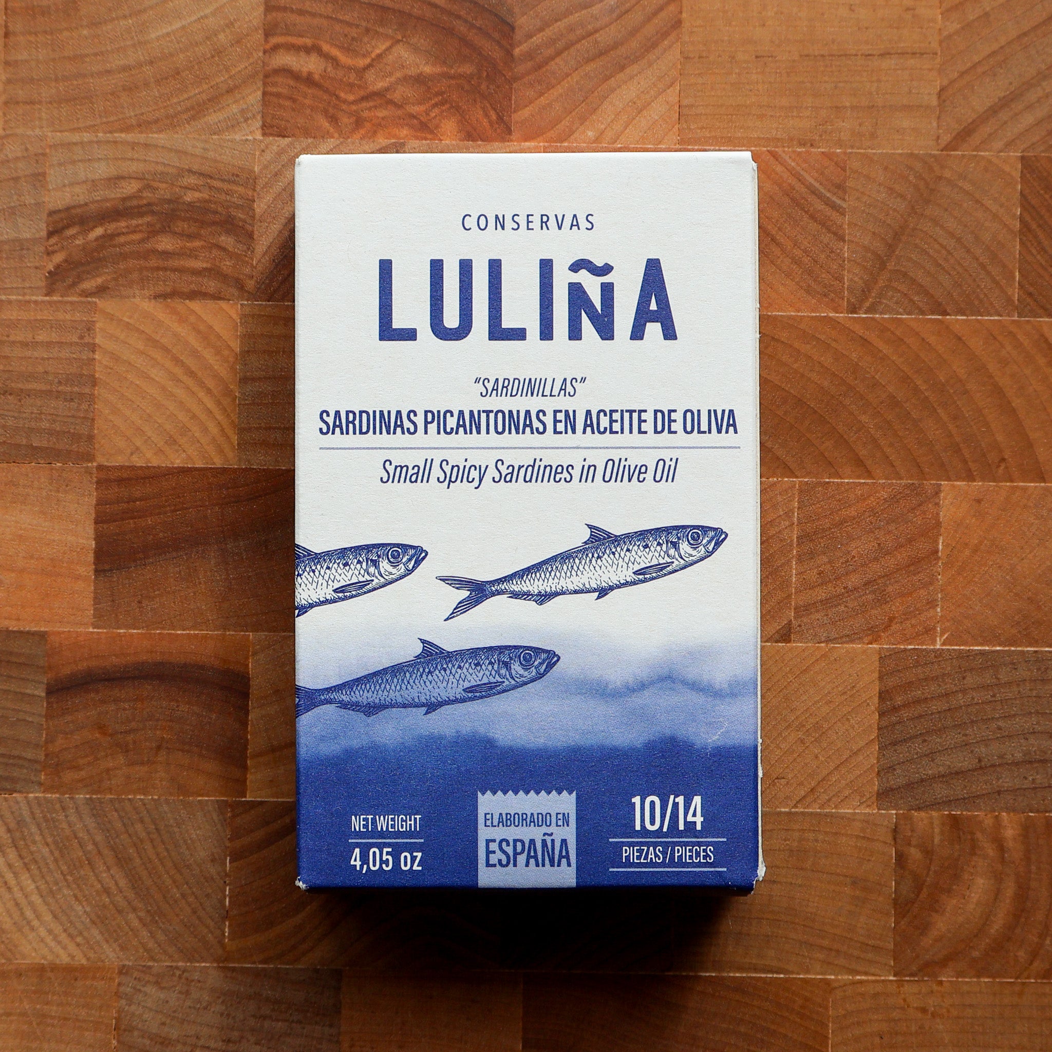 Luliña - 10/14 Small Spicy Sardines in Olive Oil - FishNook Tinned Seafood Co.