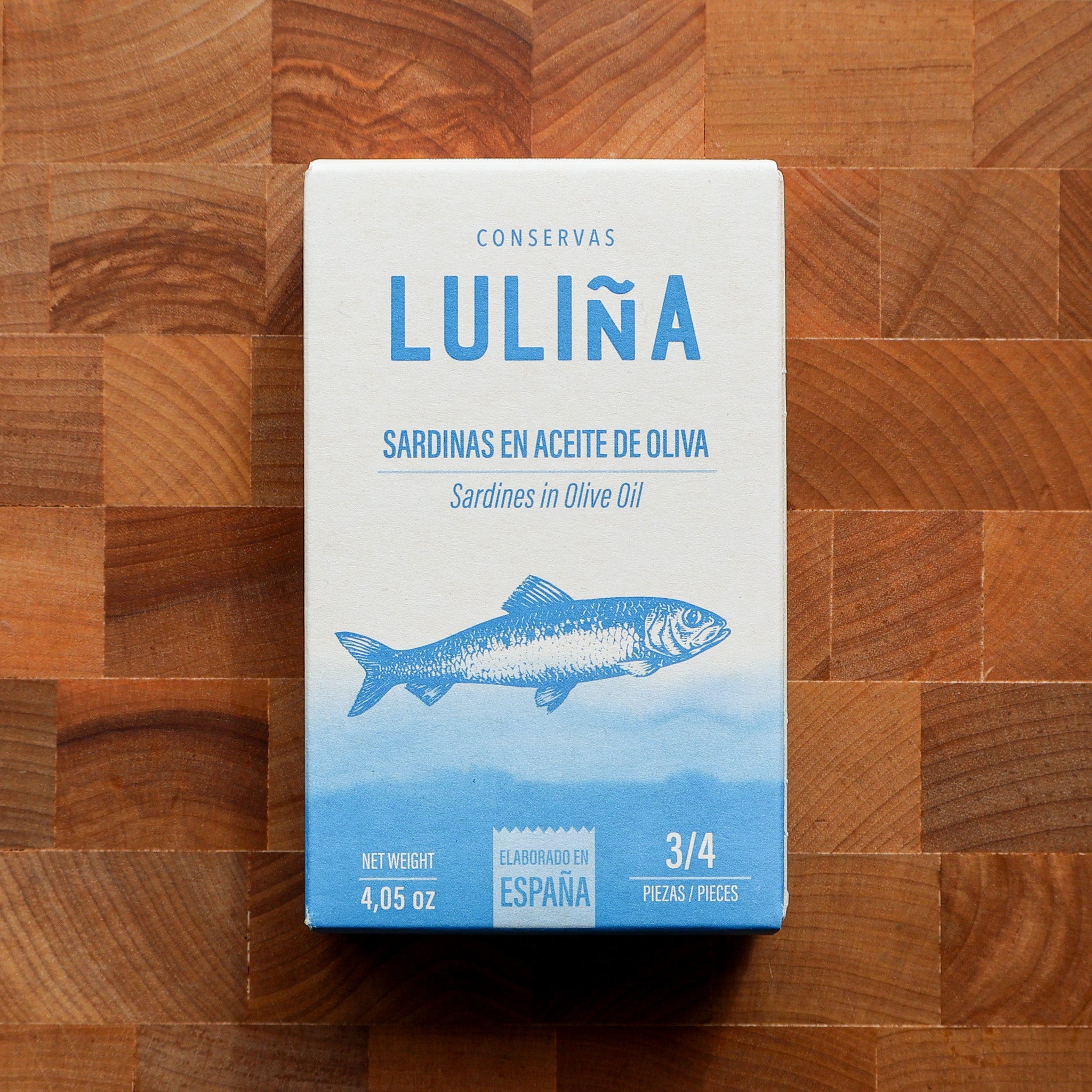 Luliña - 3/4 Sardines in Olive Oil - FishNook Tinned Seafood Co.