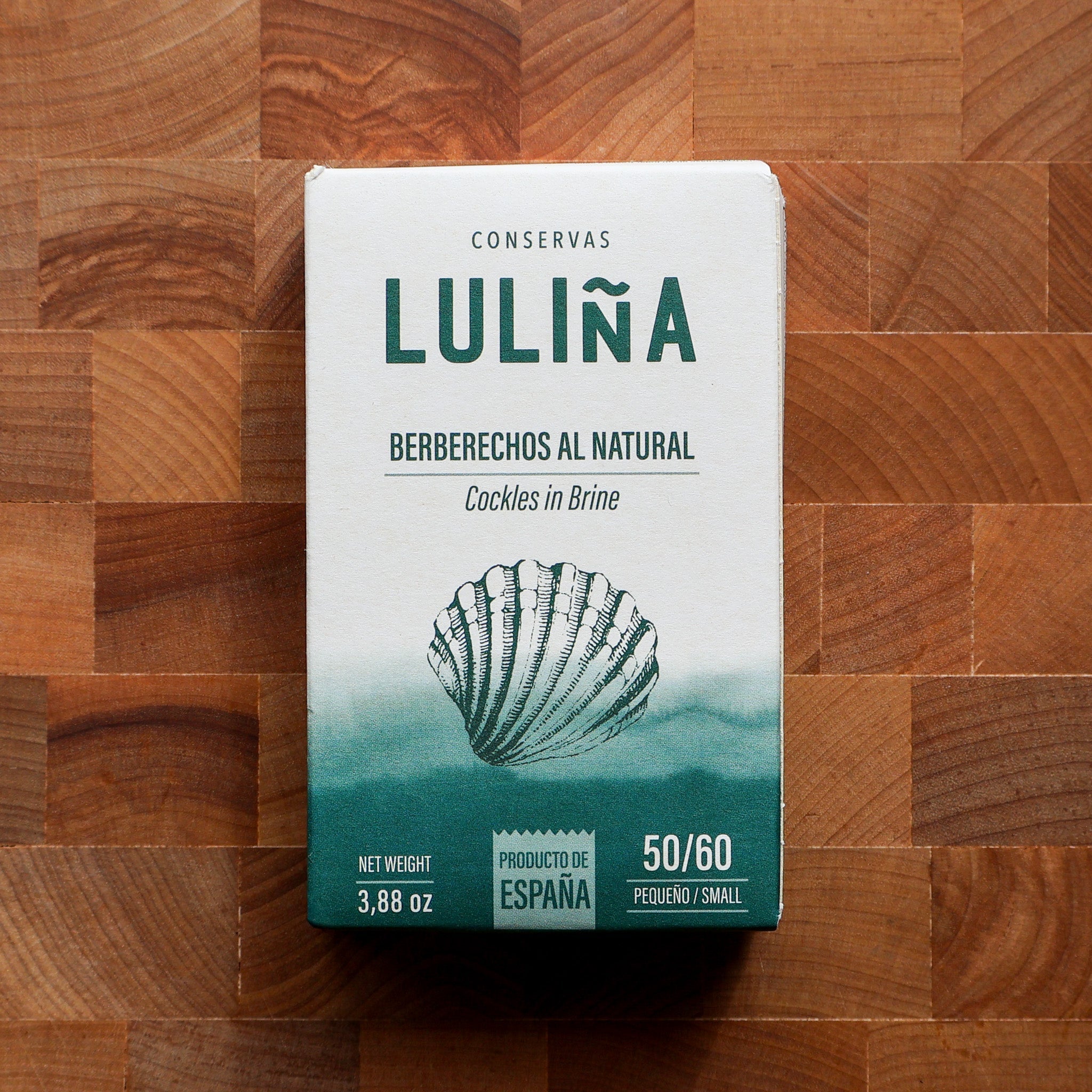 Luliña - 50/60 Cockles in Brine - FishNook Tinned Seafood Co.