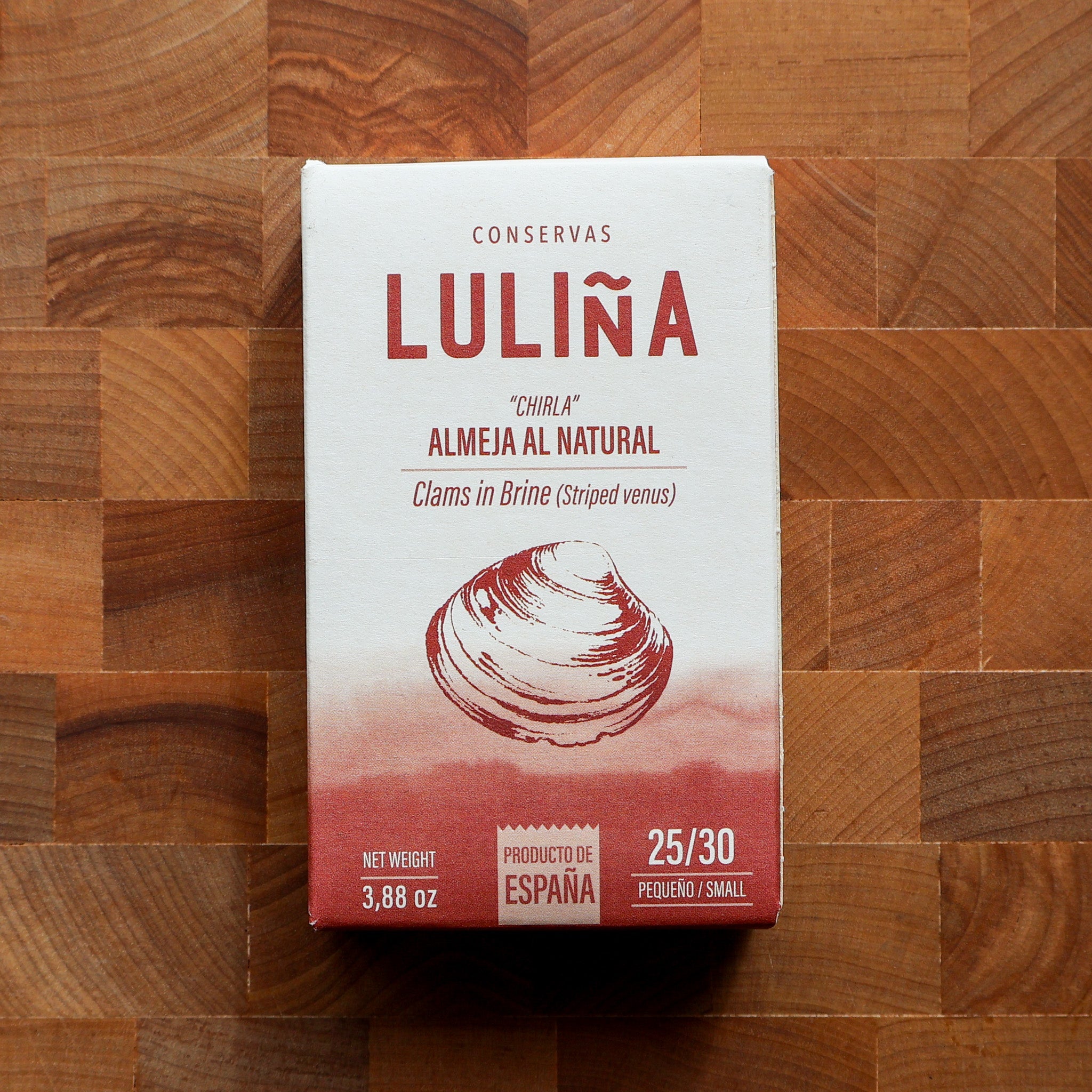 Luliña - Clams in Brine, 25/35 - FishNook Tinned Seafood Co.