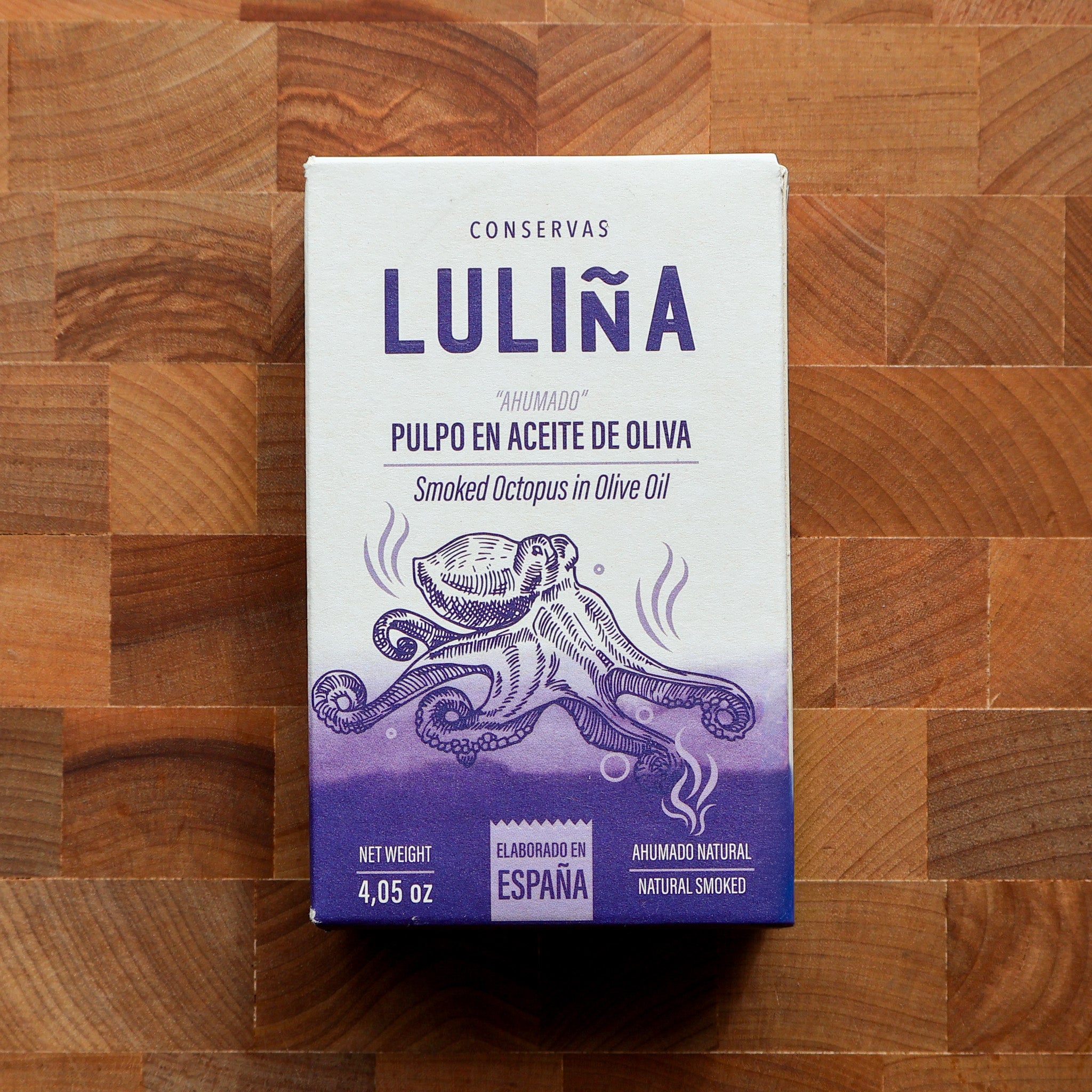 Luliña - Smoked Octopus in Olive Oil - FishNook Tinned Seafood Co.