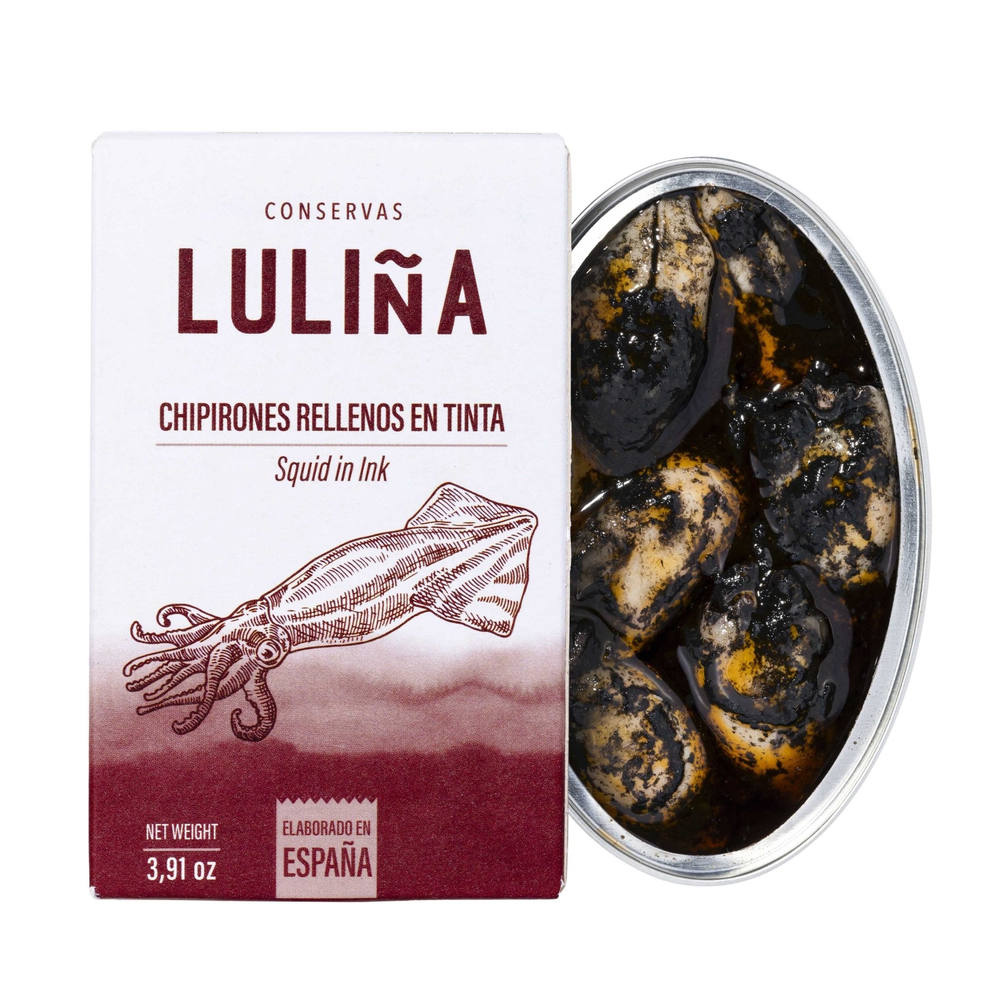 Luliña - Squids in Ink Sauce - FishNook Tinned Seafood Co.