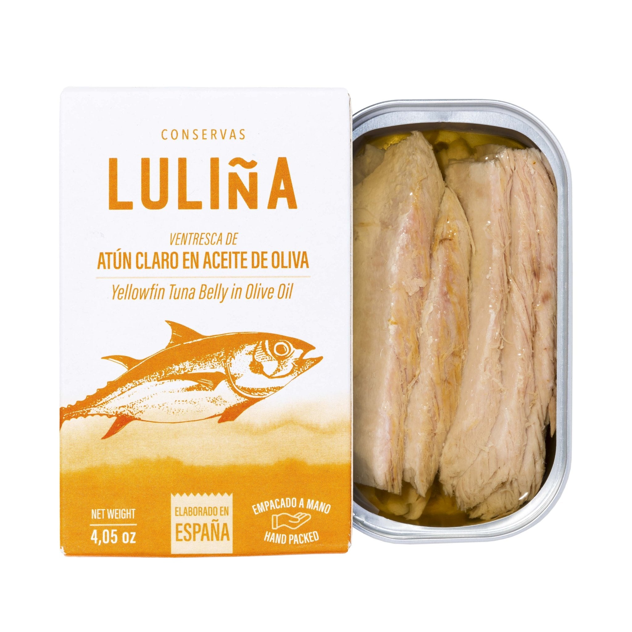 Luliña - Yellowfin 'Ventresca' Tuna Belly in Olive Oil - FishNook Tinned Seafood Co.