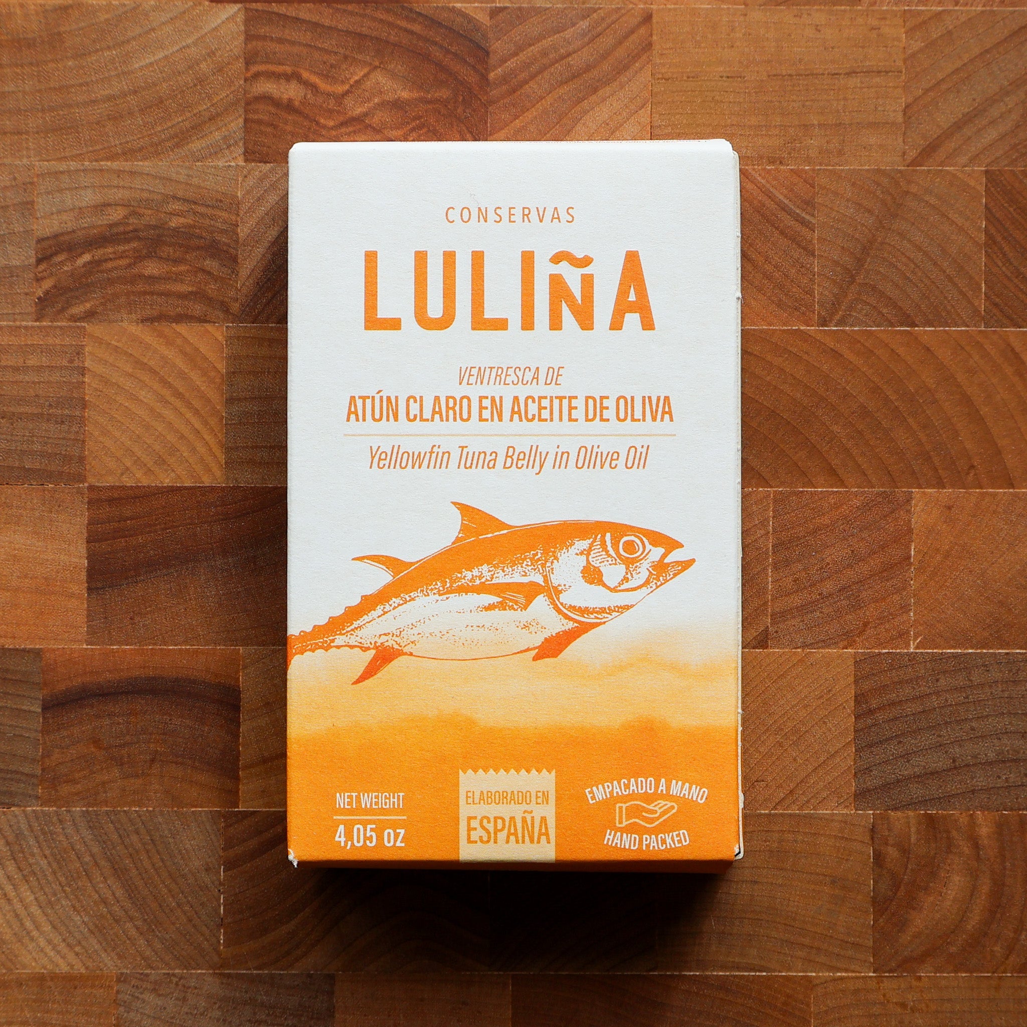 Luliña - Yellowfin 'Ventresca' Tuna Belly in Olive Oil - FishNook Tinned Seafood Co.
