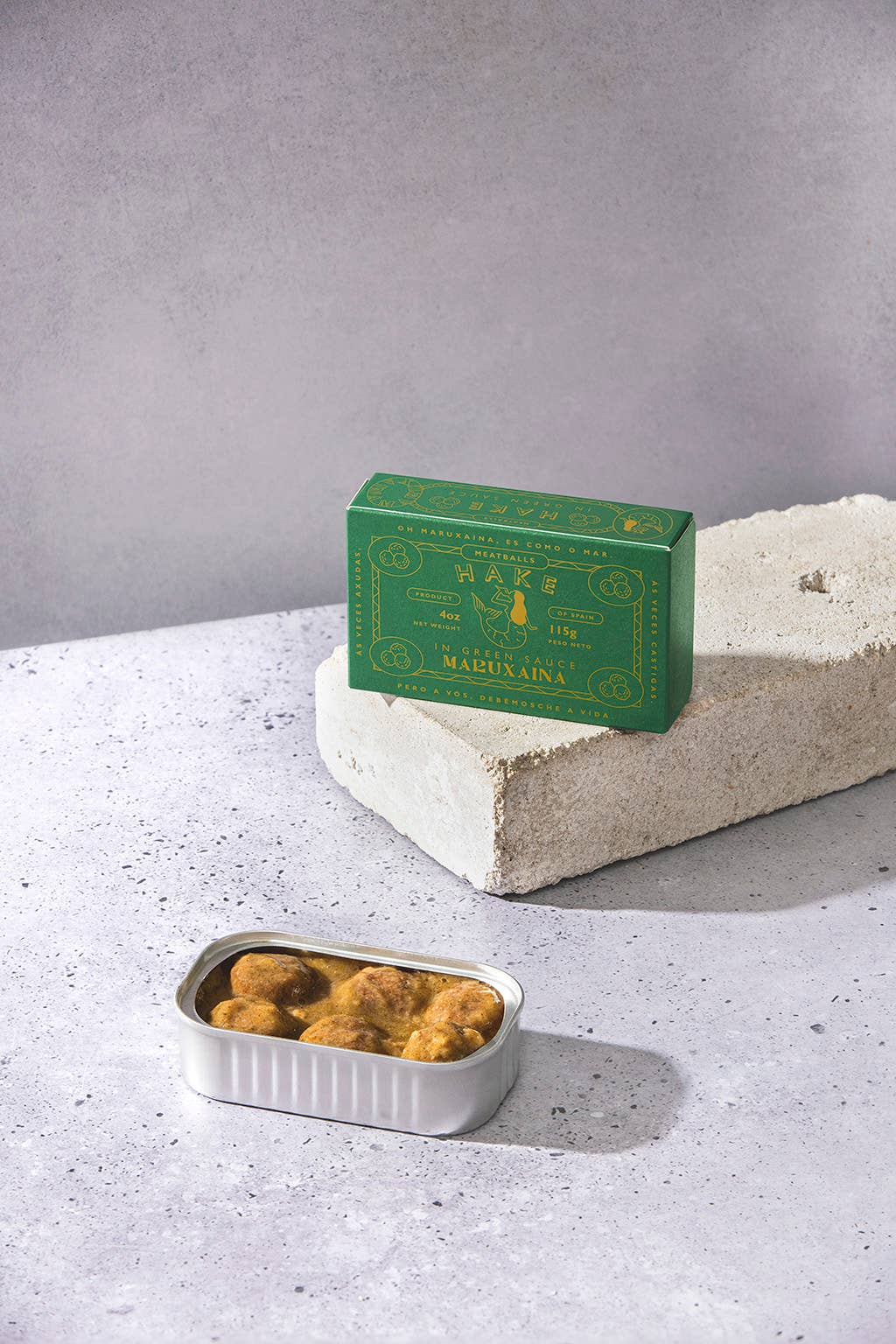 Maruxaina - Hake Meatballs in Green Sauce - FishNook Tinned Seafood Co.