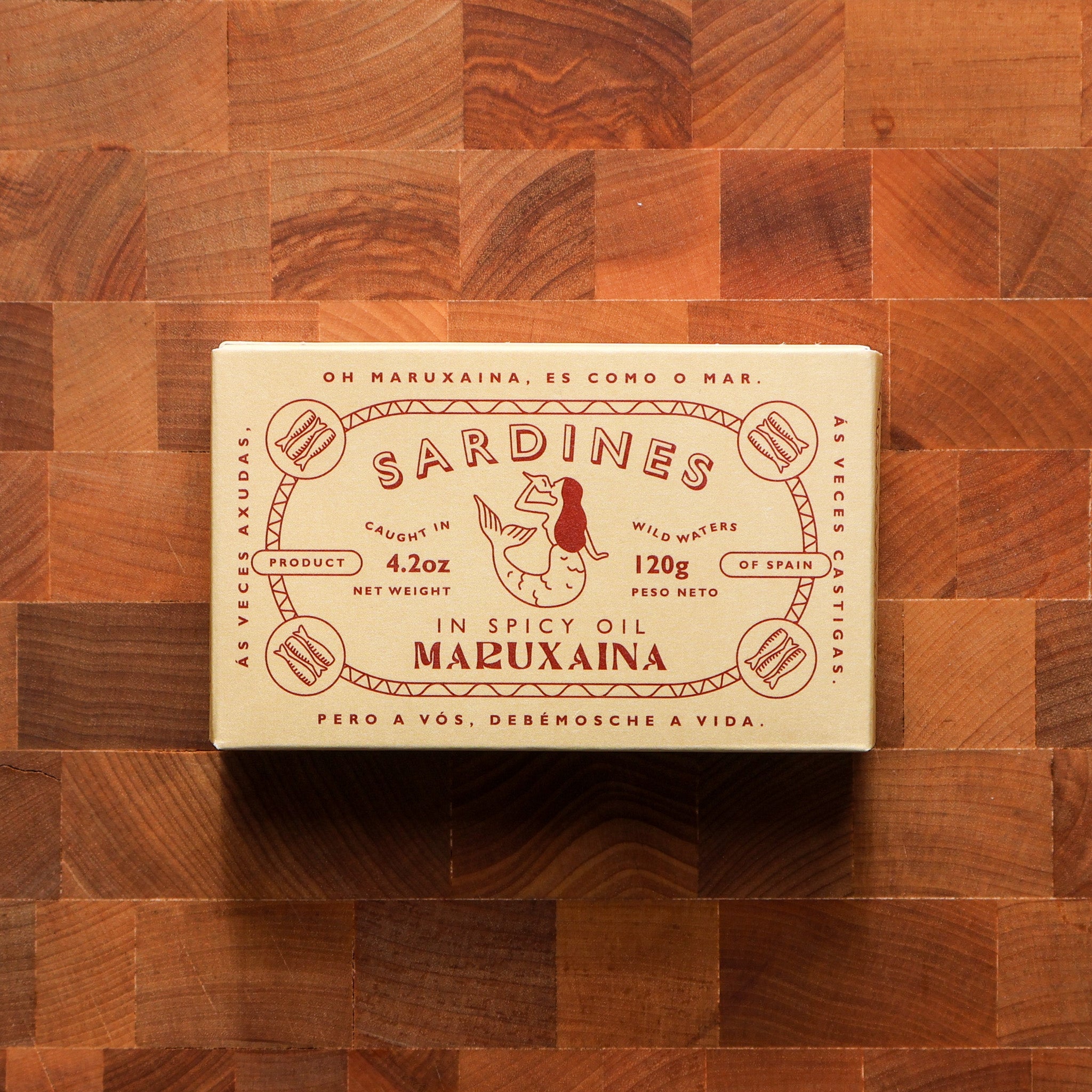 Maruxaina - Sardines in Spicy Oil - FishNook Tinned Seafood Co.