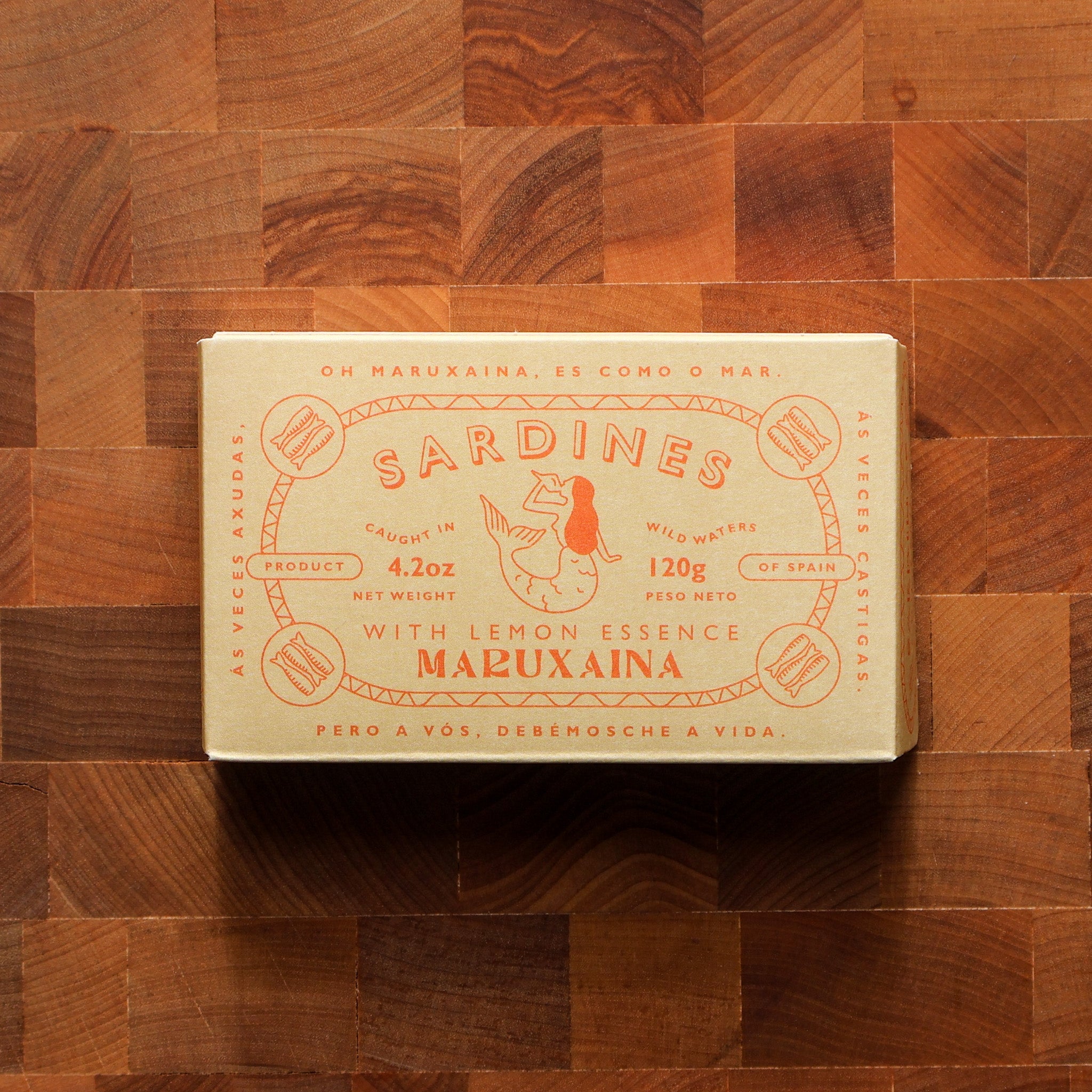 Maruxaina - Sardines w/ Lemon Essence - FishNook Tinned Seafood Co.