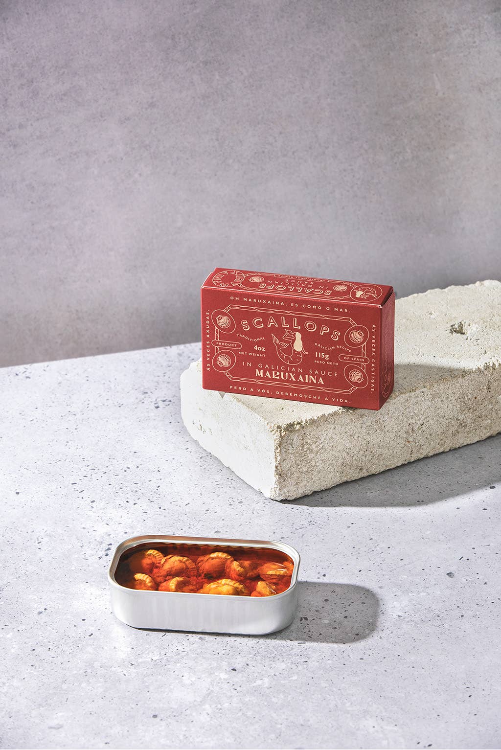 Maruxaina - Scallops from Galician Rias in Galician Sauce - FishNook Tinned Seafood Co.