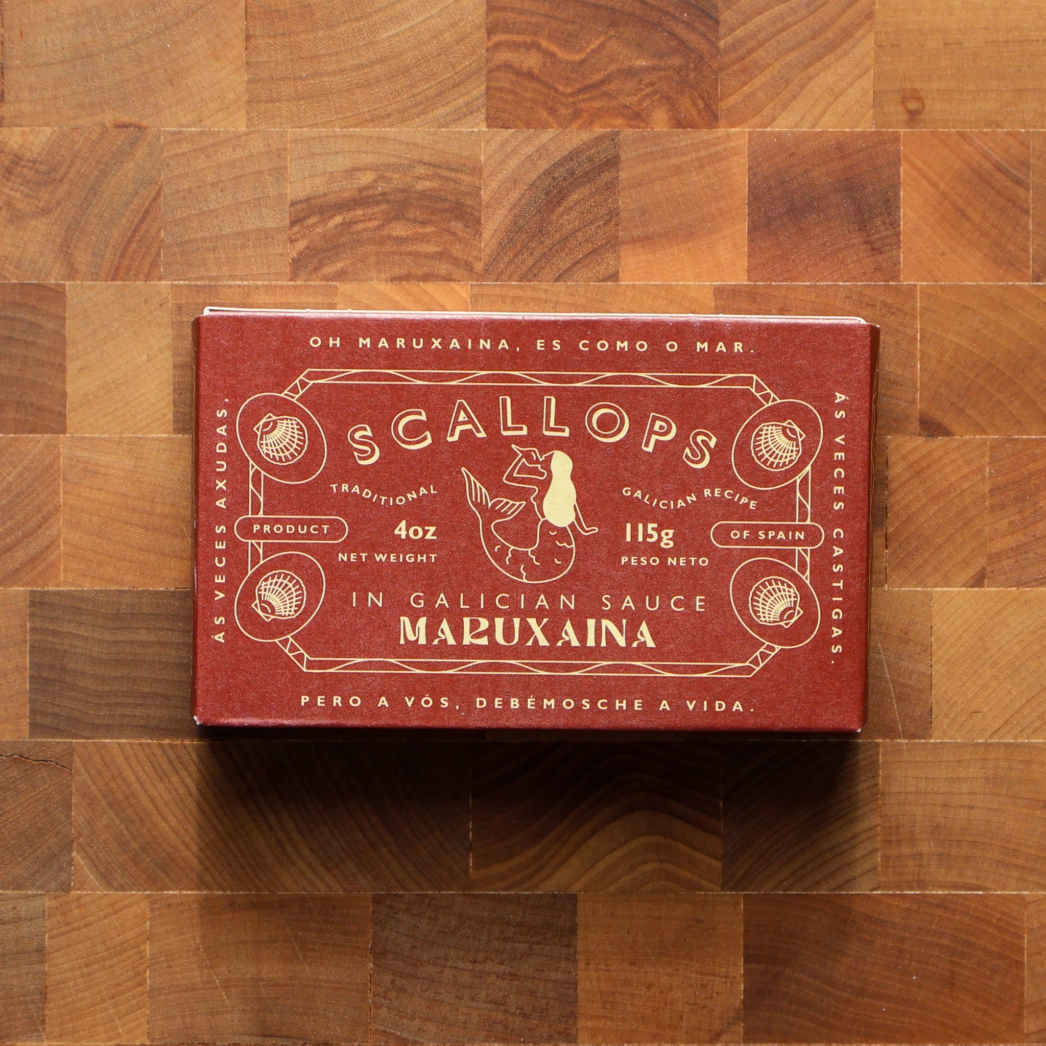 Maruxaina - Scallops from Galician Rias in Galician Sauce - FishNook Tinned Seafood Co.