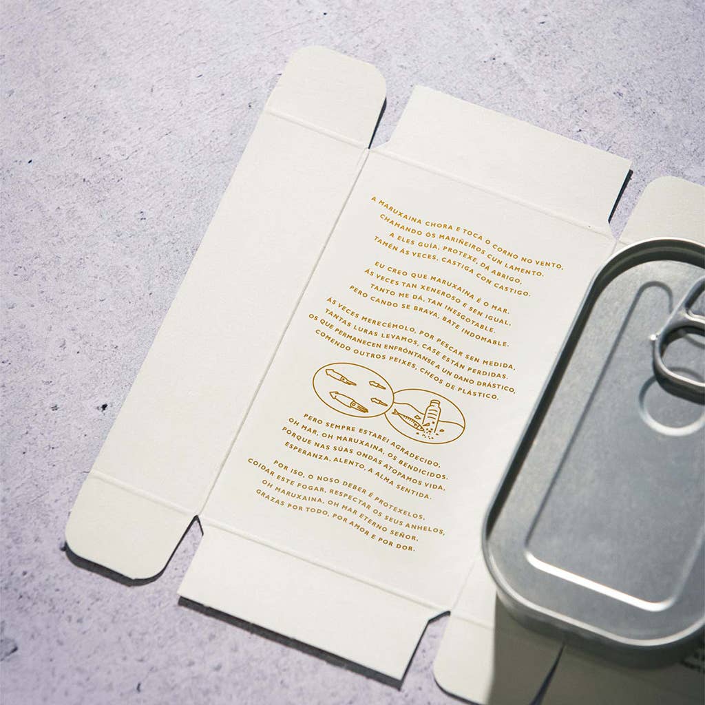 Maruxaina - Stuffed Baby Squid in Ink - FishNook Tinned Seafood Co.