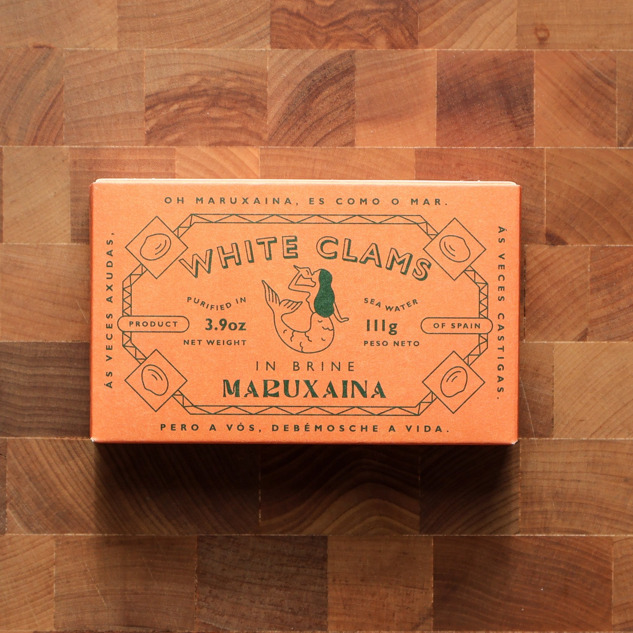 Maruxaina - White Clams in Brine - FishNook Tinned Seafood Co.