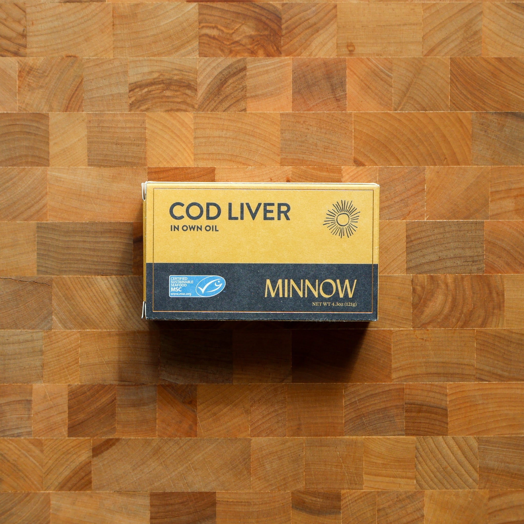 Minnow - Cod Liver - FishNook Tinned Seafood Co.