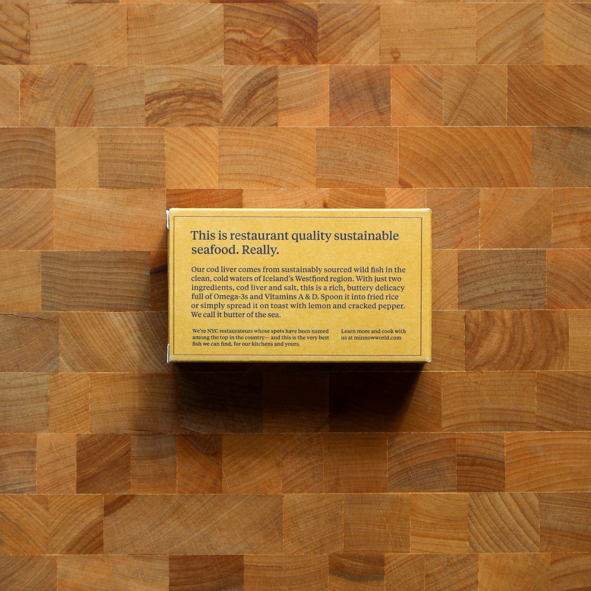 Minnow - Cod Liver - FishNook Tinned Seafood Co.