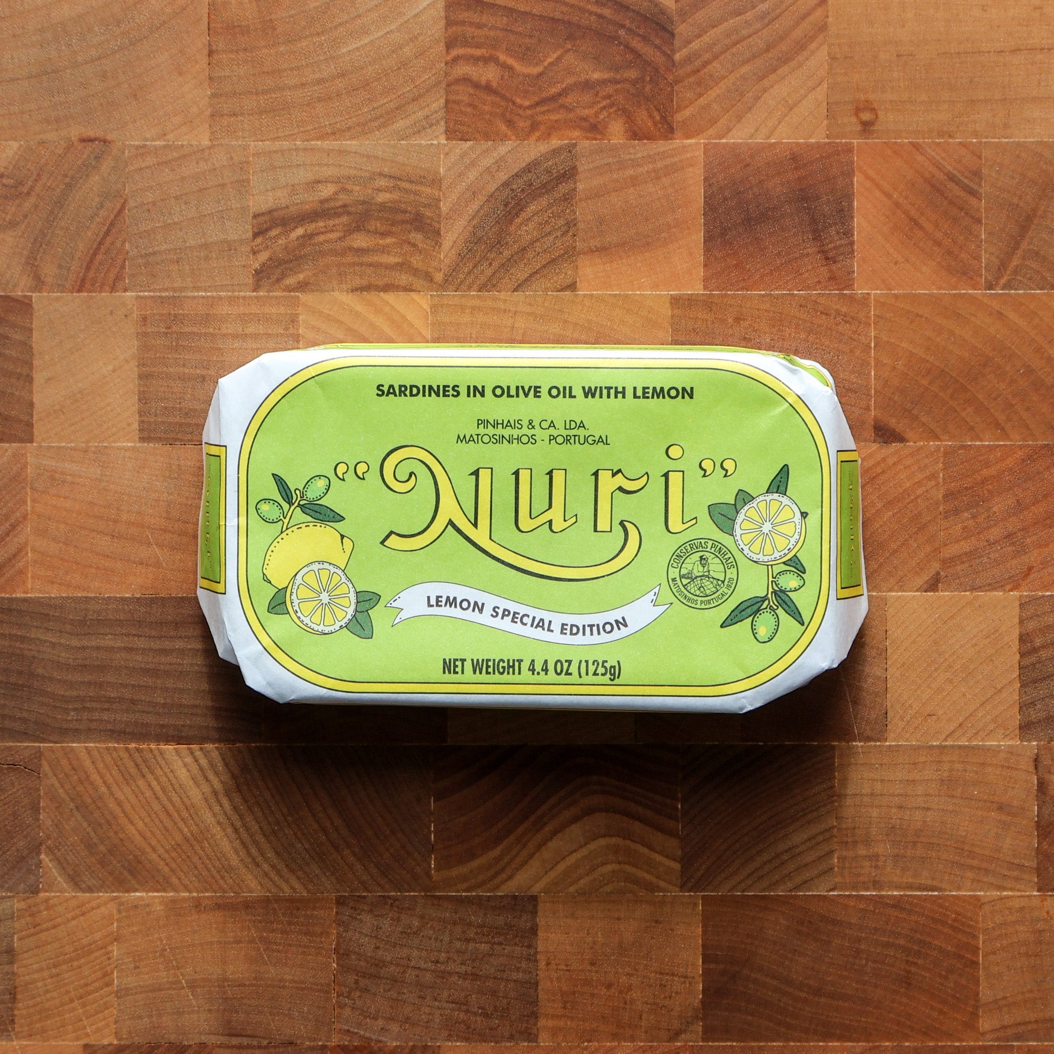 Nuri - Sardines in Olive Oil w/ Lemon (Special Edition) - FishNook Tinned Seafood Co.