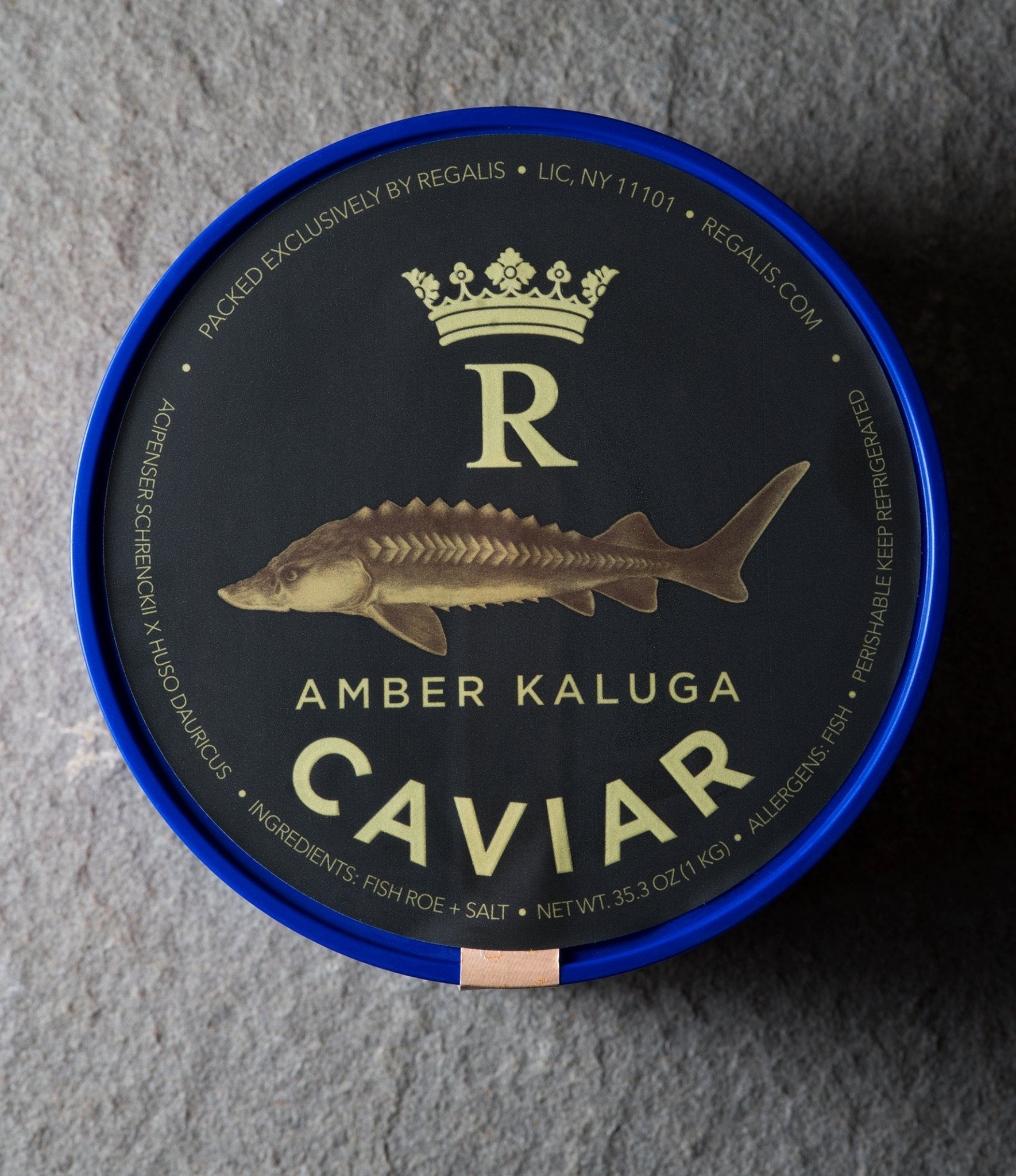 Regalis Foods - Amber Kaluga Caviar - FishNook Tinned Seafood Co.