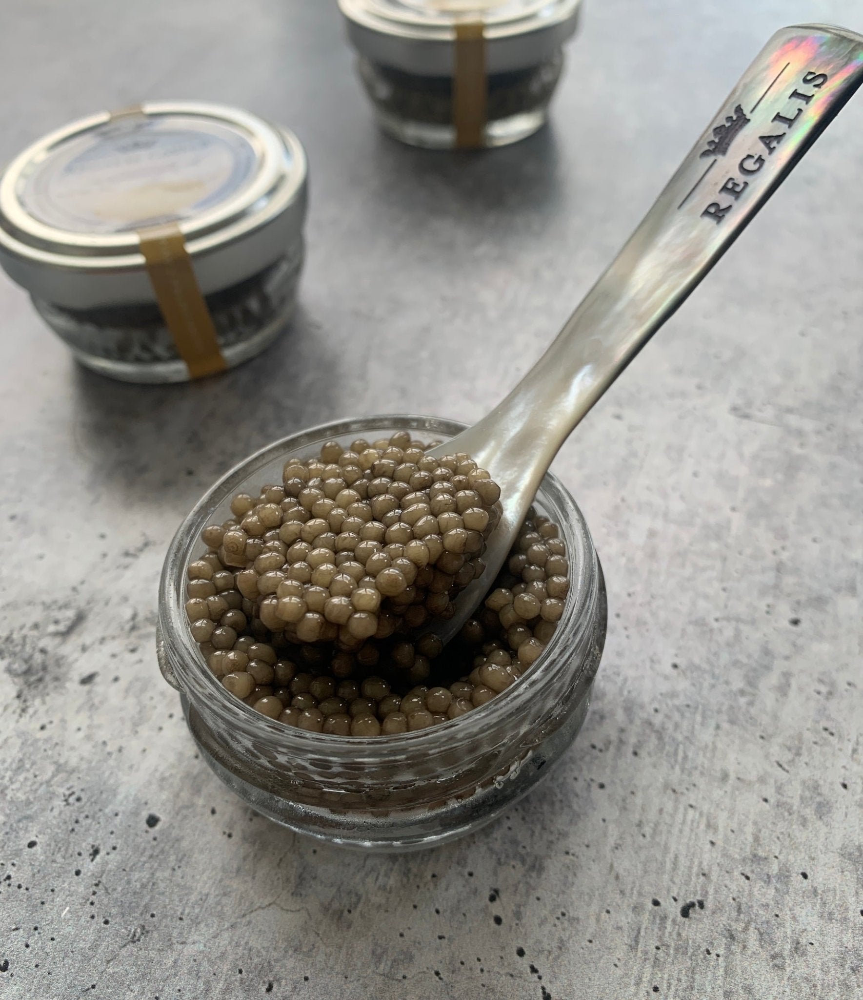 Regalis Foods - Golden Osetra Caviar - FishNook Tinned Seafood Co.