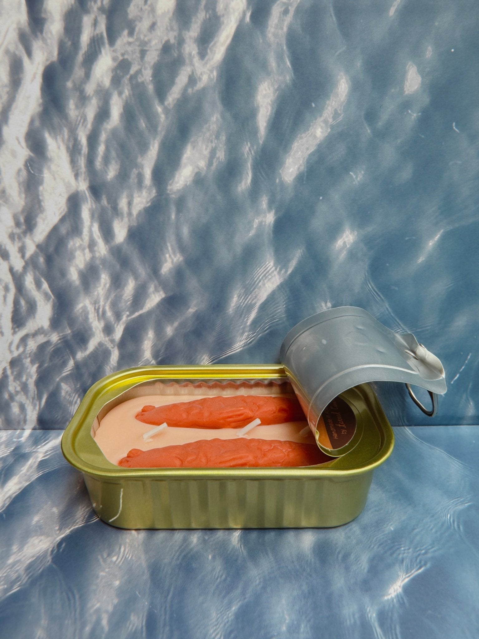 Tinned Candle - Tinned Fish Candle - Oakmoss & Amber - FishNook Tinned Seafood Co.
