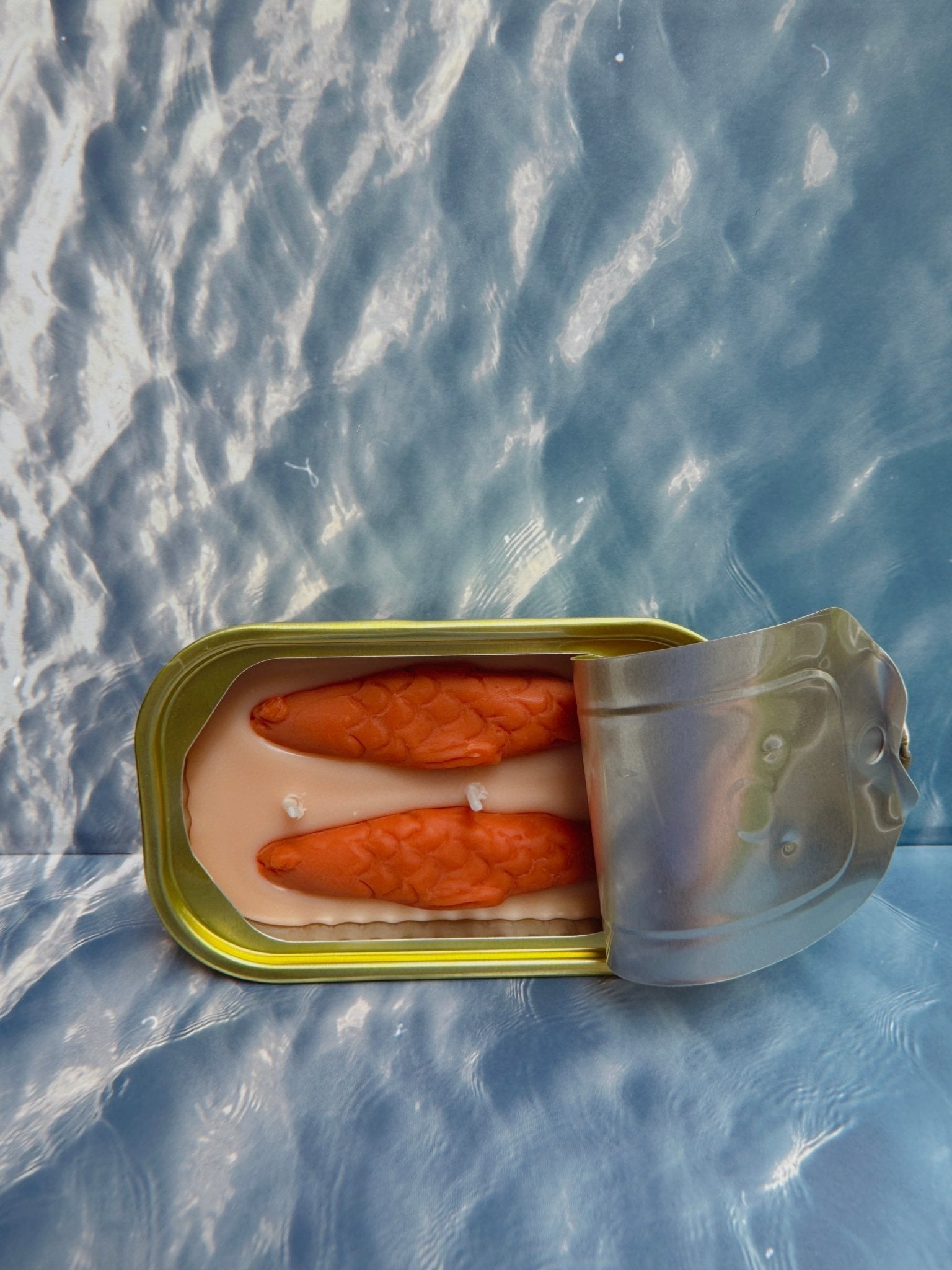 Tinned Candle - Tinned Fish Candle - Oakmoss & Amber - FishNook Tinned Seafood Co.