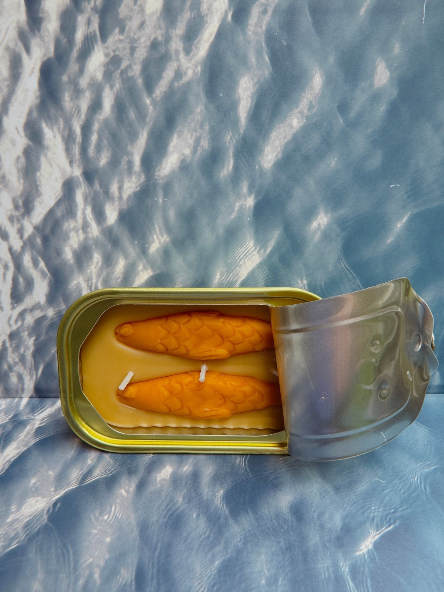 Tinned Candle - Tinned Fish Candle - Sandalwood - FishNook Tinned Seafood Co.