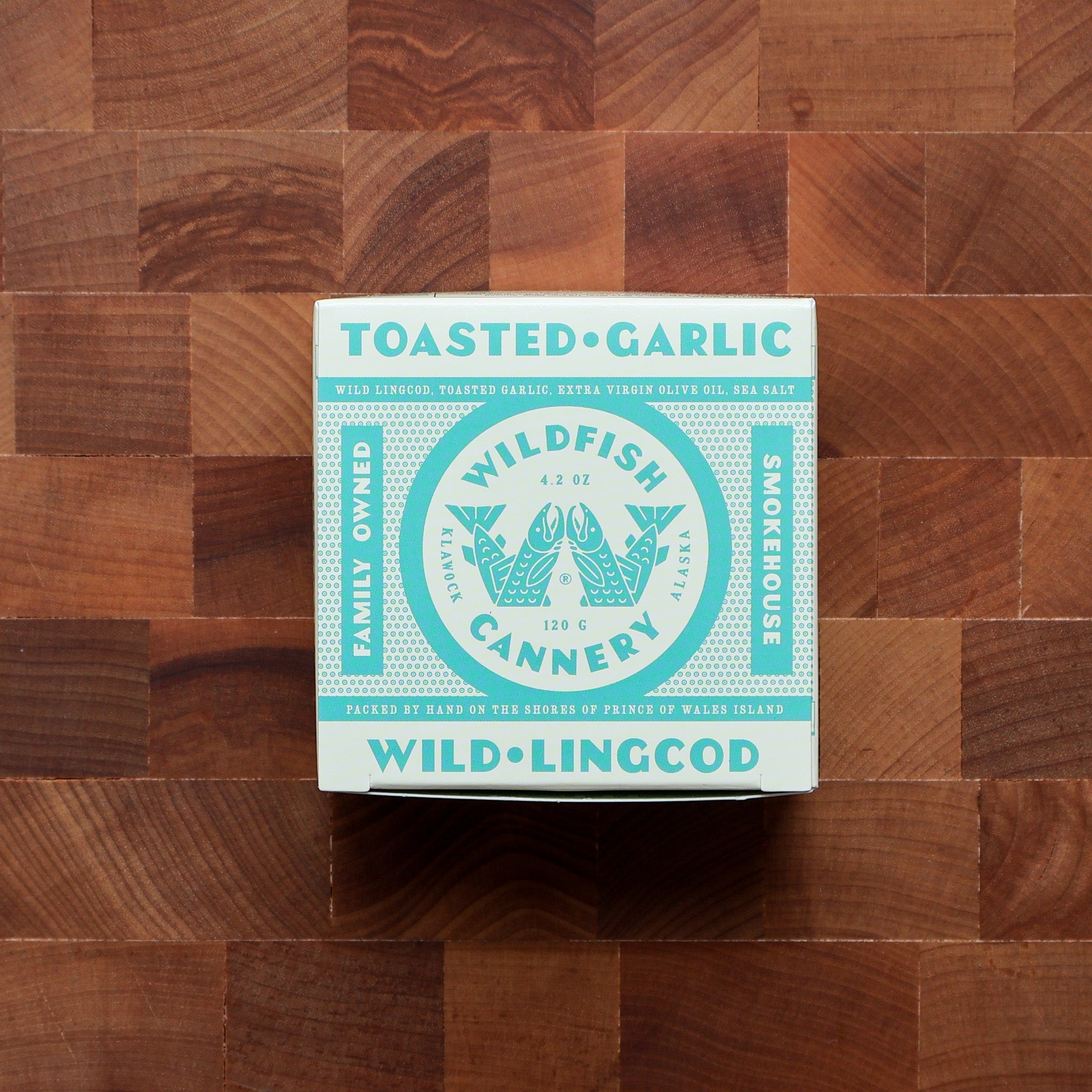 Wildfish Cannery - Lingcod w/ Toasted Garlic & Olive Oil - FishNook Tinned Seafood Co.
