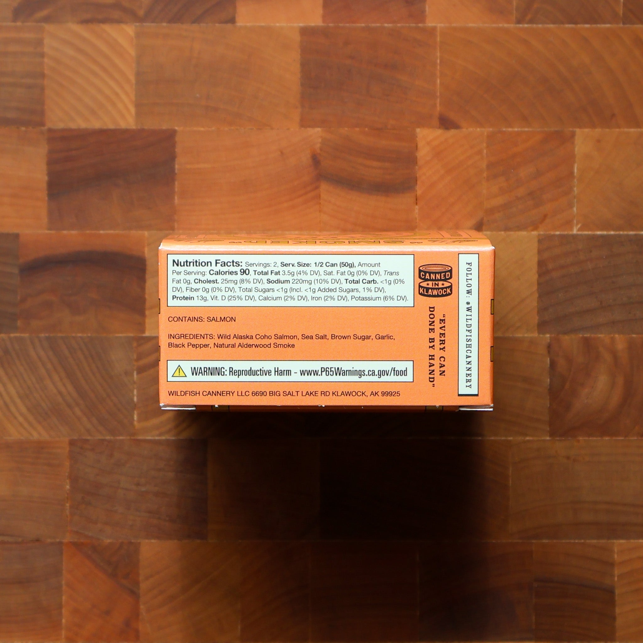 Wildfish Cannery - Smoked Coho Salmon - FishNook Tinned Seafood Co.