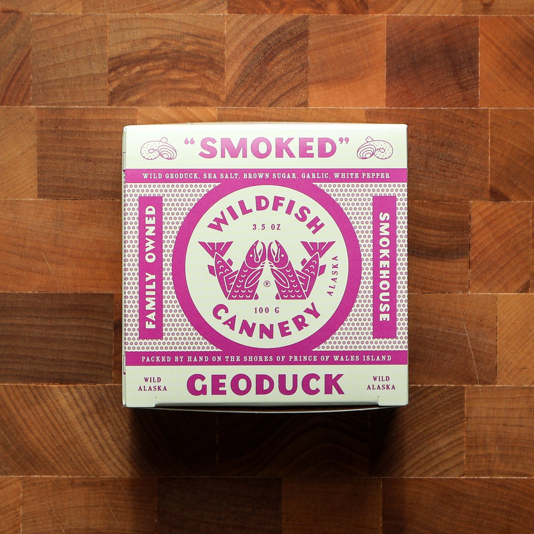 Wildfish Cannery - Smoked Geoduck (Limited) - FishNook Tinned Seafood Co.