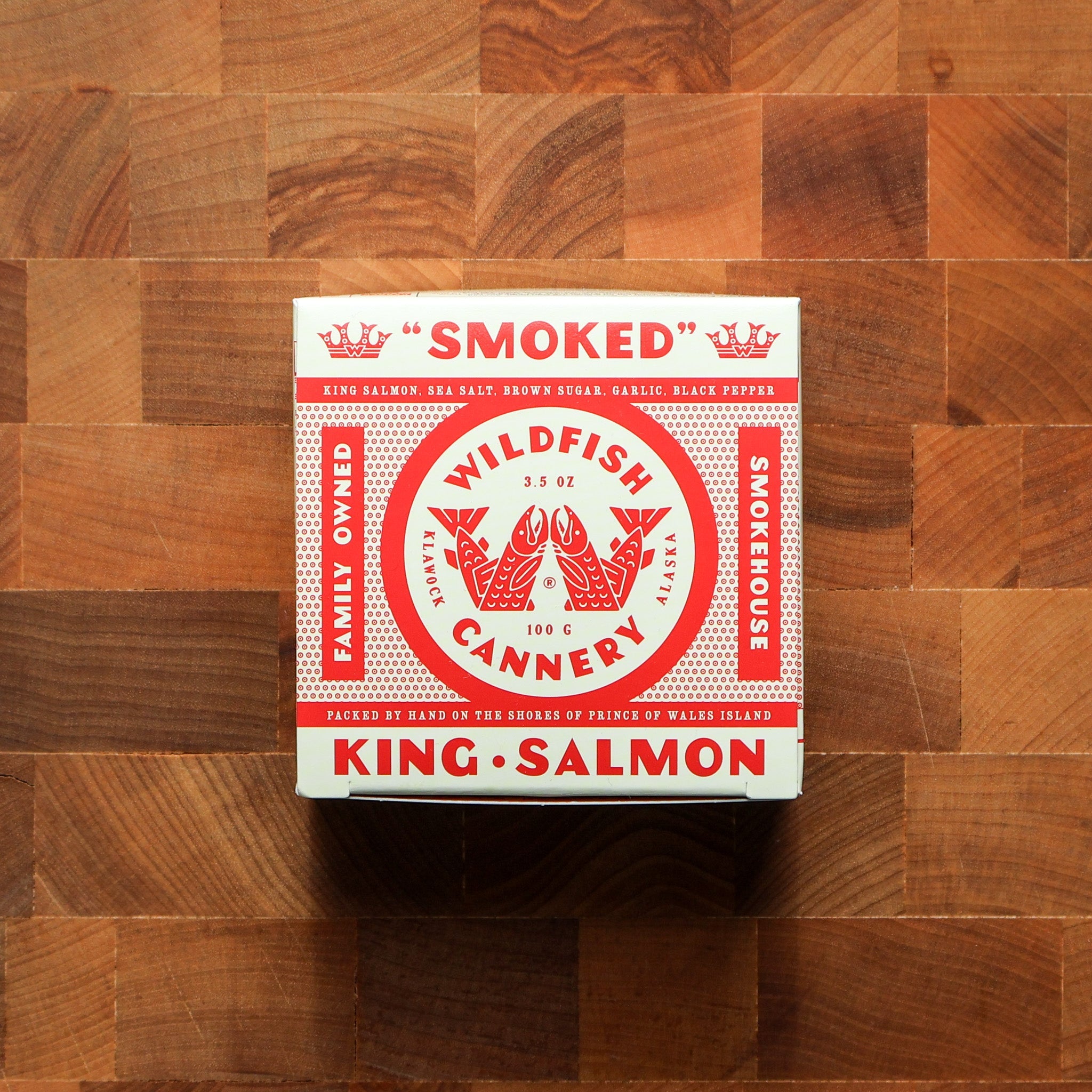 Wildfish Cannery - Smoked King Salmon (Limited) - FishNook Tinned Seafood Co.