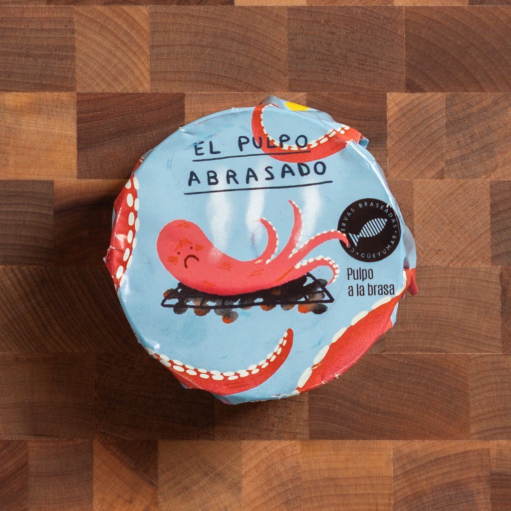 Gueyu Mar Chargrilled Octopus in Extra Virgin Olive Oil - FishNook Tinned Seafood Co.